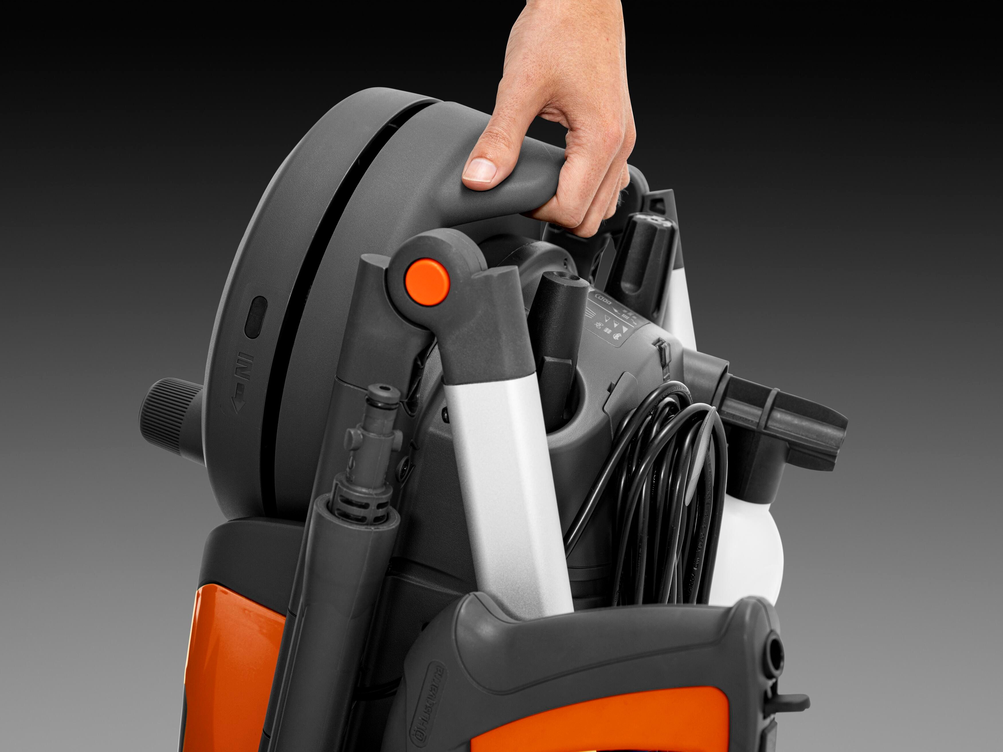 Husqvarna Hochdruckreiniger PW 240, 140 bar, 465 l/h Durchfluss, 8 m UltraFlex-Hochdruckschlauch – Bild 5 von 5