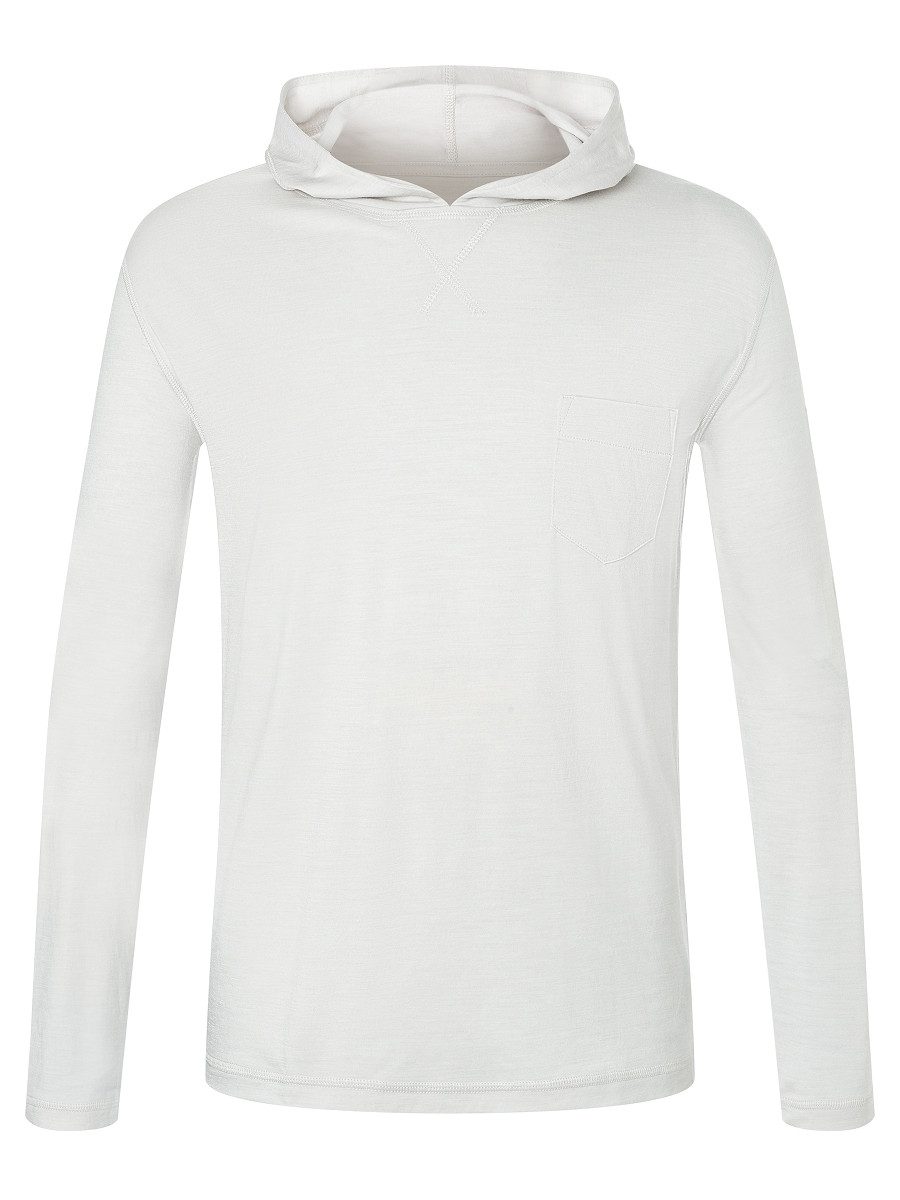 Hoodie für Herren, nachhaltig, Merino LIGHT BIO J HOODIE