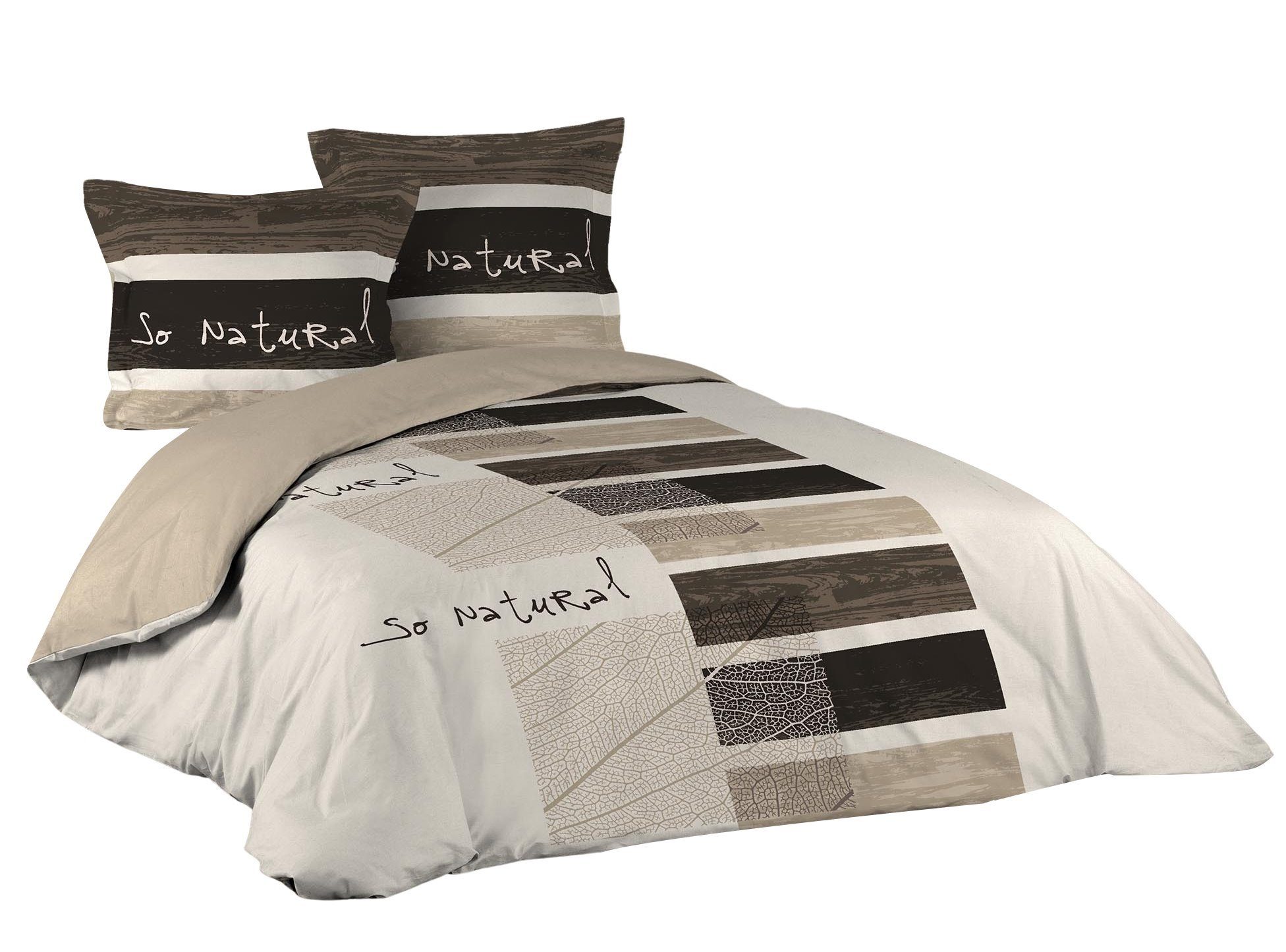 dynamic24 Bettwäsche, Baumwolle, 3 teilig, Wendebettwäsche günstig online kaufen