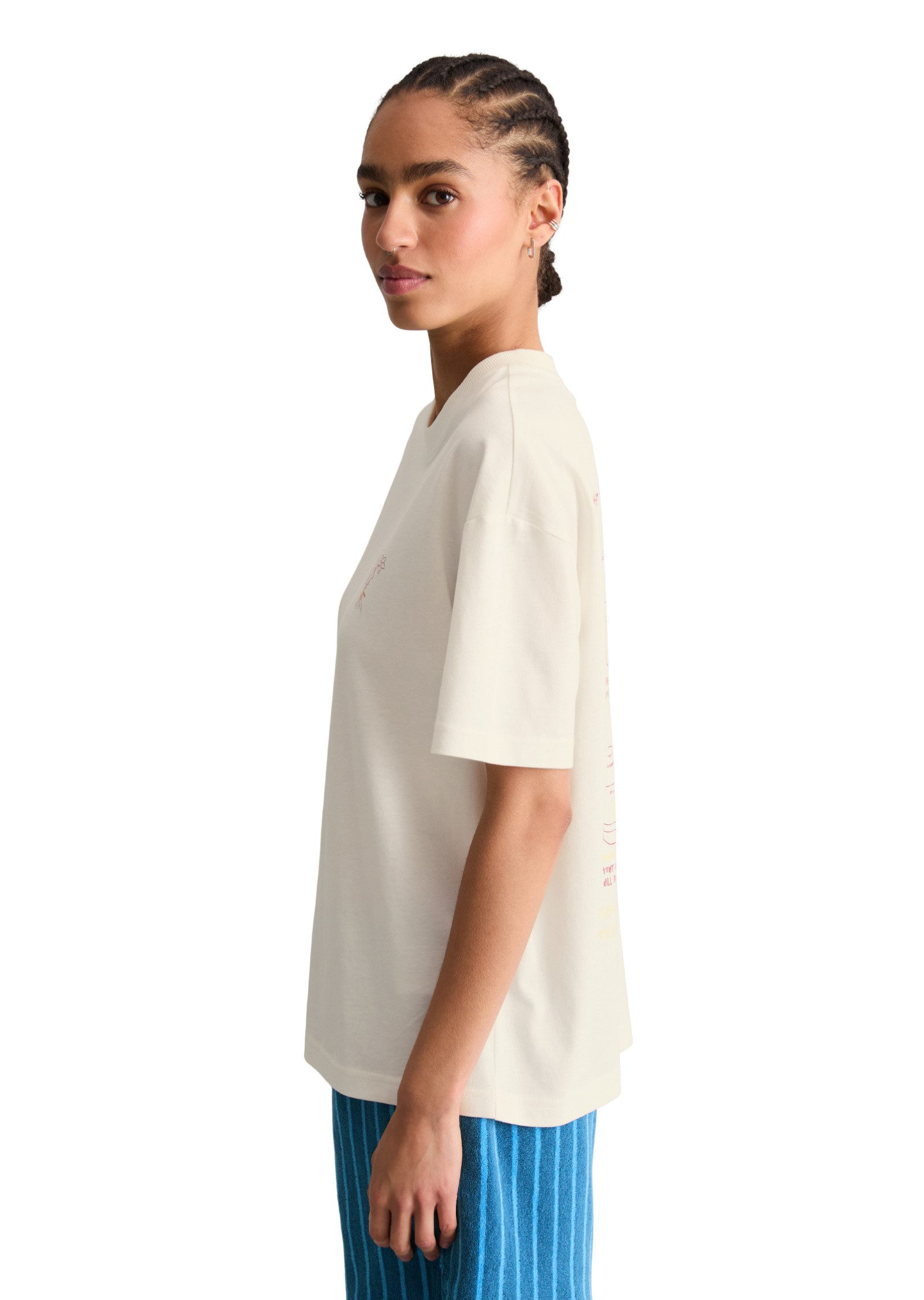 Marc O'Polo DENIM T-Shirt mit Rückenprint