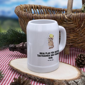 Mr. & Mrs. Panda Bierkrug Waschbär - Weiß - Geschenk, lustige Sprüche, Steinkrüge, 0, Plan, Bie, Steinzeug, Robustes Steingut