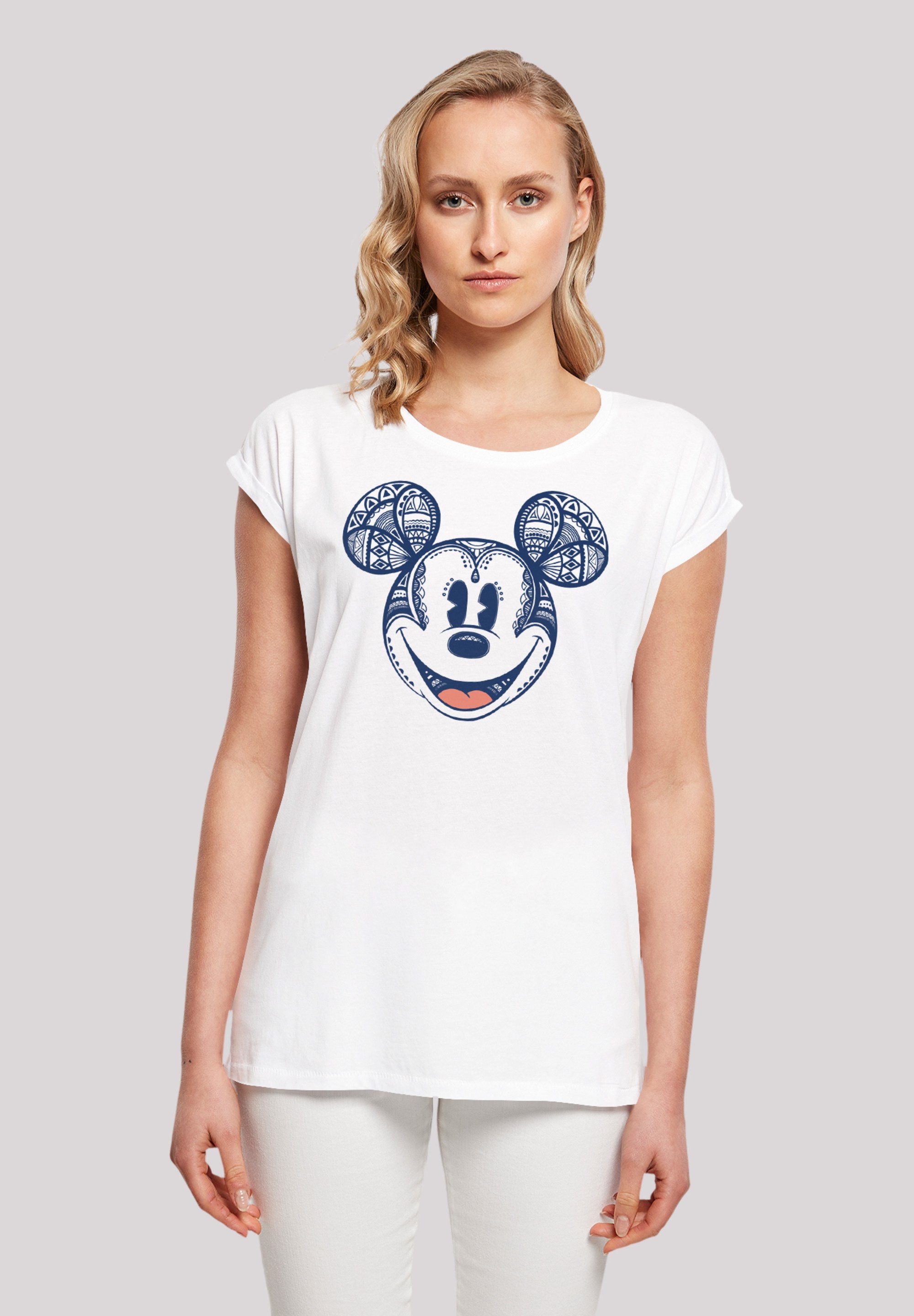 Tribal lizenziertes Maus Premium Disney Qualität, Offiziell T-Shirt T-Shirt Micky Disney F4NT4STIC