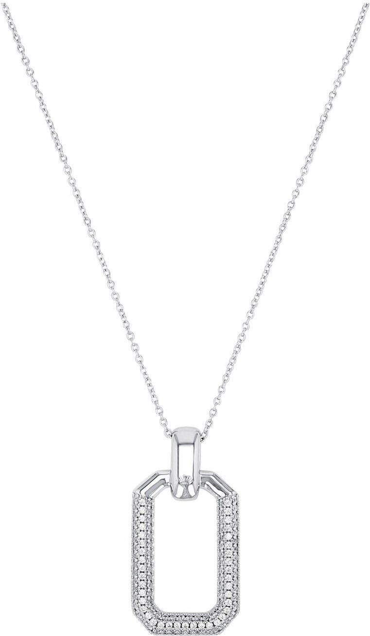 JOOP! Kette mit Anhänger, mit Zirkonia (synth)