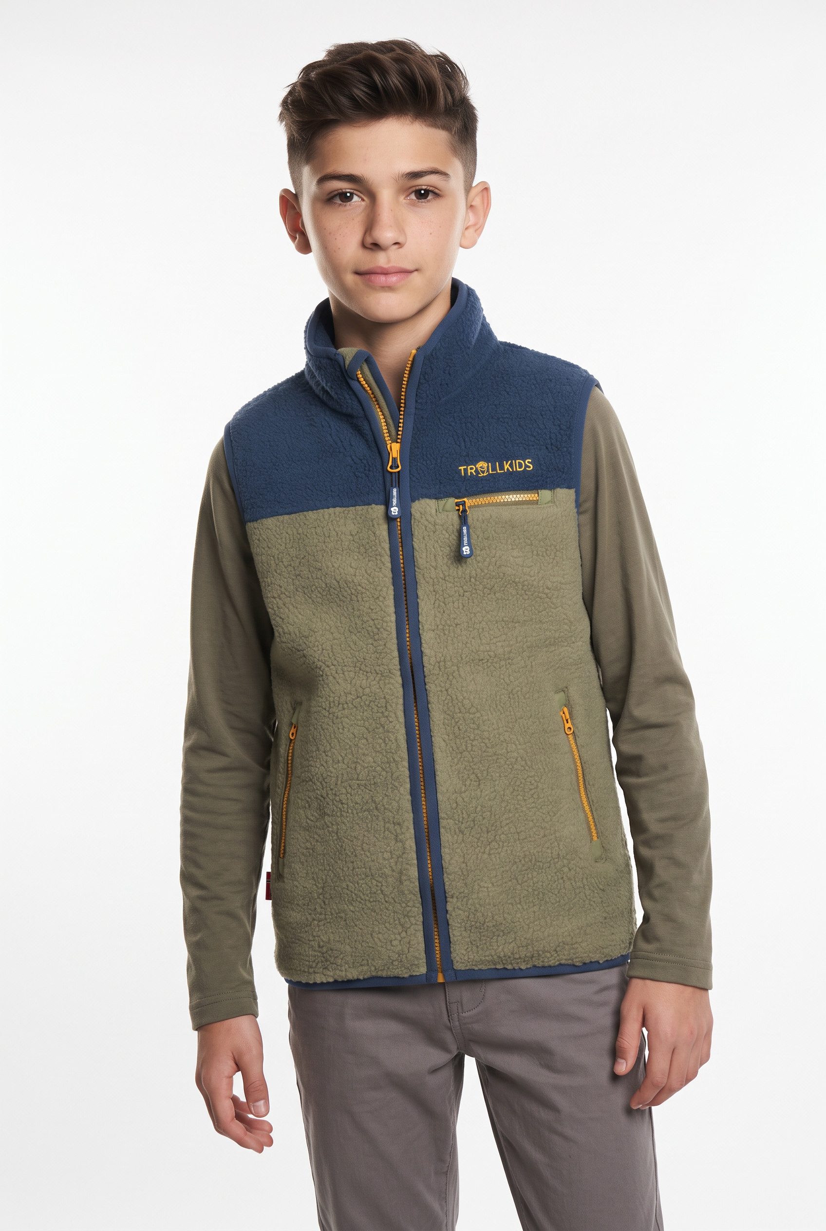 TROLLKIDS Fleeceweste KIDS HEMSEDAL VEST sportlich, aus Fleece, wärmend, für Kinder