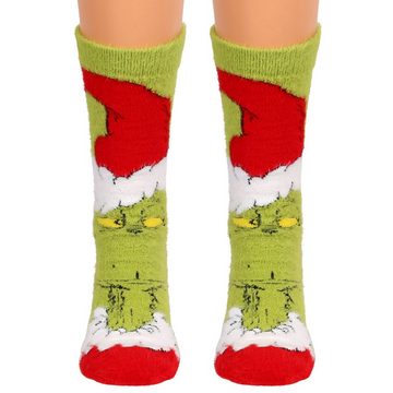 Sarcia.eu Socken Grinch Green lange Socken, warme Herrensocken 43/46 EU