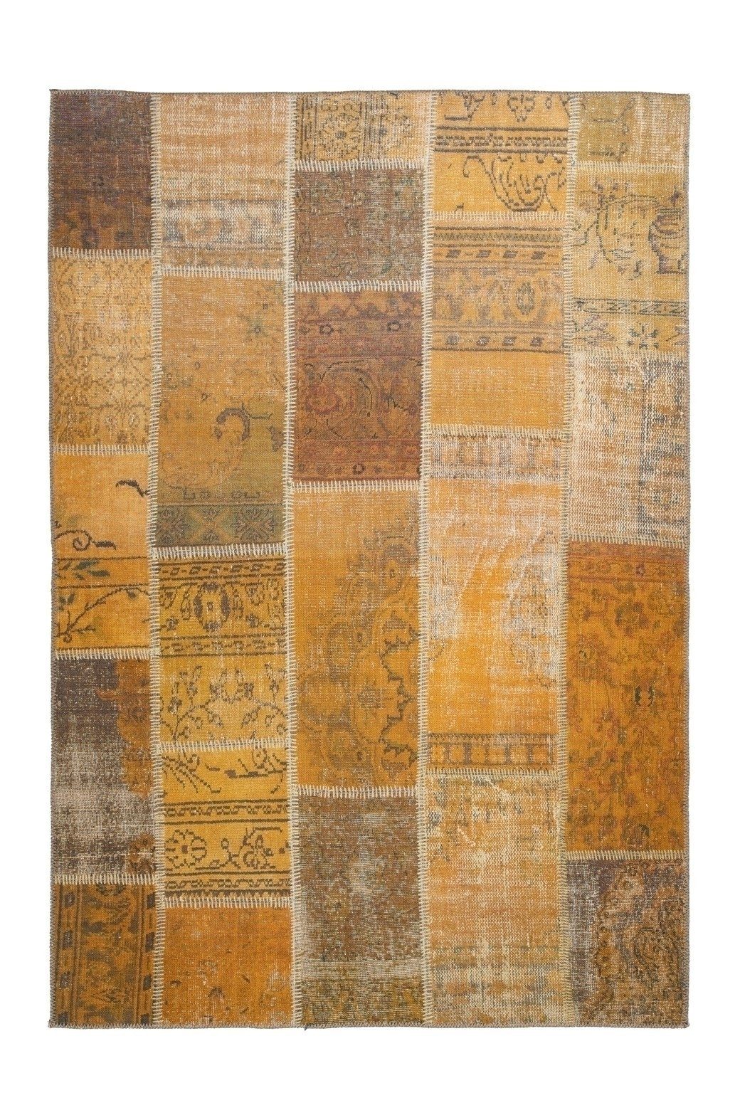 Kayoom Teppich in Gold, 100% Polyester - 180x110cm (LxB)