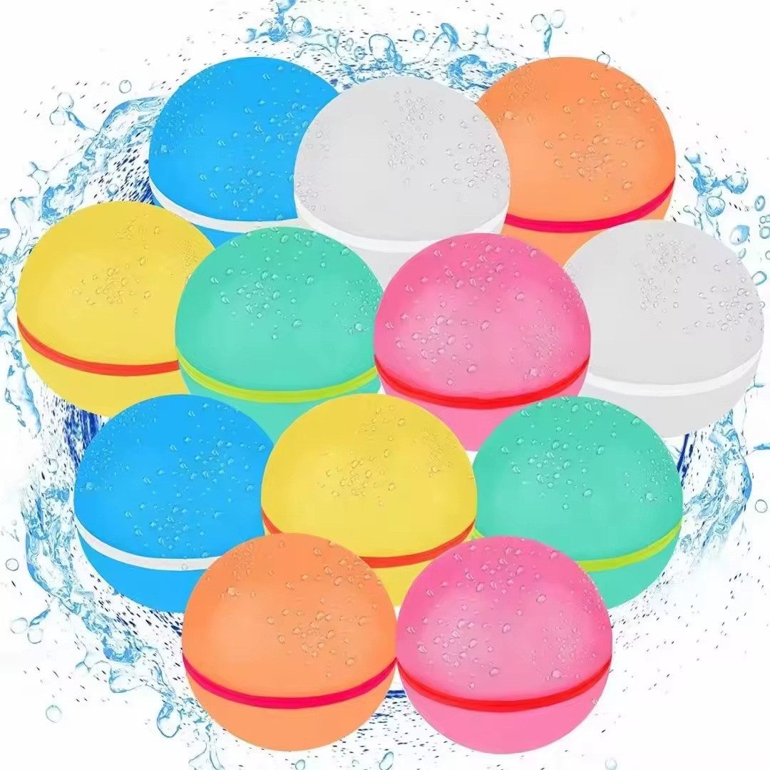 Coonoor Wasserball Wiederverwendbare Wasserbälle für Outdoor Sommerpartys (24-St), Wasserspielzeug Pool Spielzeug Strandspielzeug für Sommer
