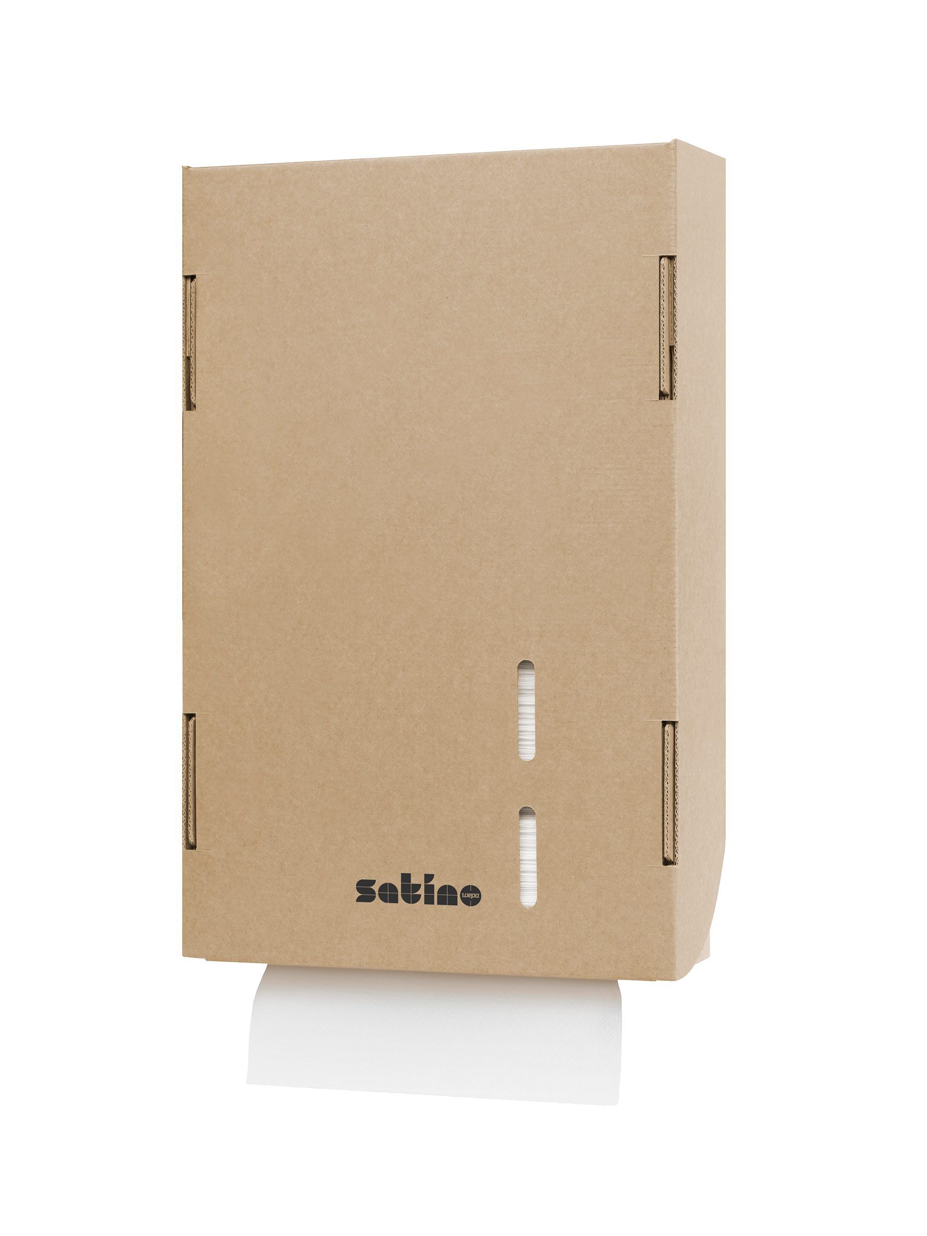 Satino Papierhandtuch flexibler Karton-Papierspender - ideal für Werkstatt, Garten, Party (1-St)