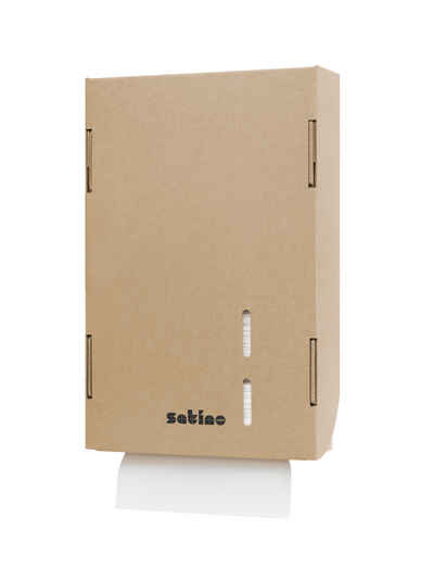 Satino by WEPA Papierhandtuch flexibler Karton-Papierspender - ideal für Werkstatt, Garten, Party (1-St)