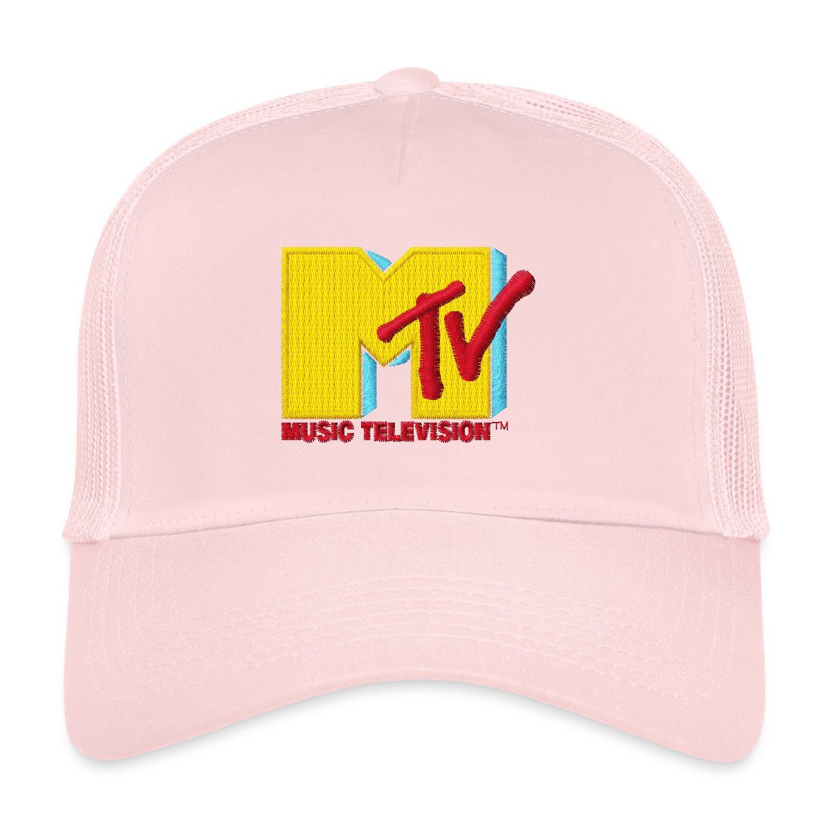 Spreadshirt Trucker Cap MTV Logo Als Stick-Design Trucker Cap (1-St)