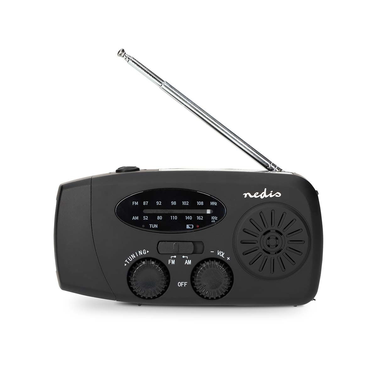 Nedis RDFMCR2000BK Notfallradio (FM Radio, 2 W)