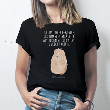 Mr. & Mrs. Panda T-Shirt Murmeltier - Schwarz - Geschenk, süße Tiermotive, Herrn, Geburstag, T (1-tlg)