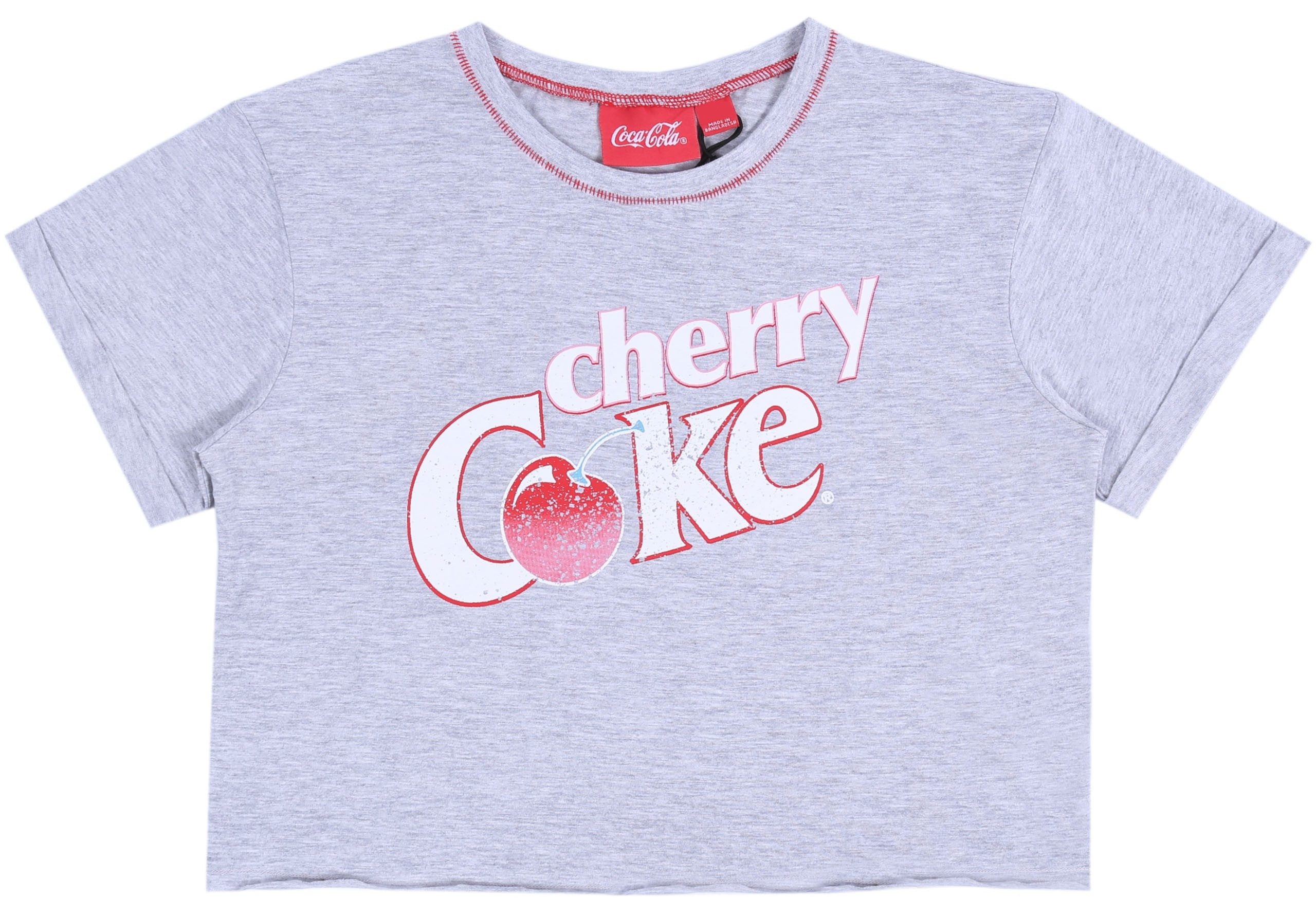 Blusentop Kurzes Top Cherry Coke Coca-Cola S