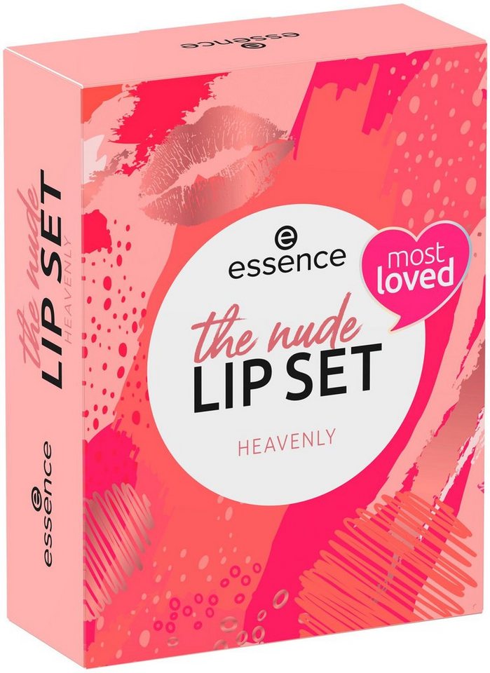 Essence Lippenpflege-Set the nude lip set heavenly,