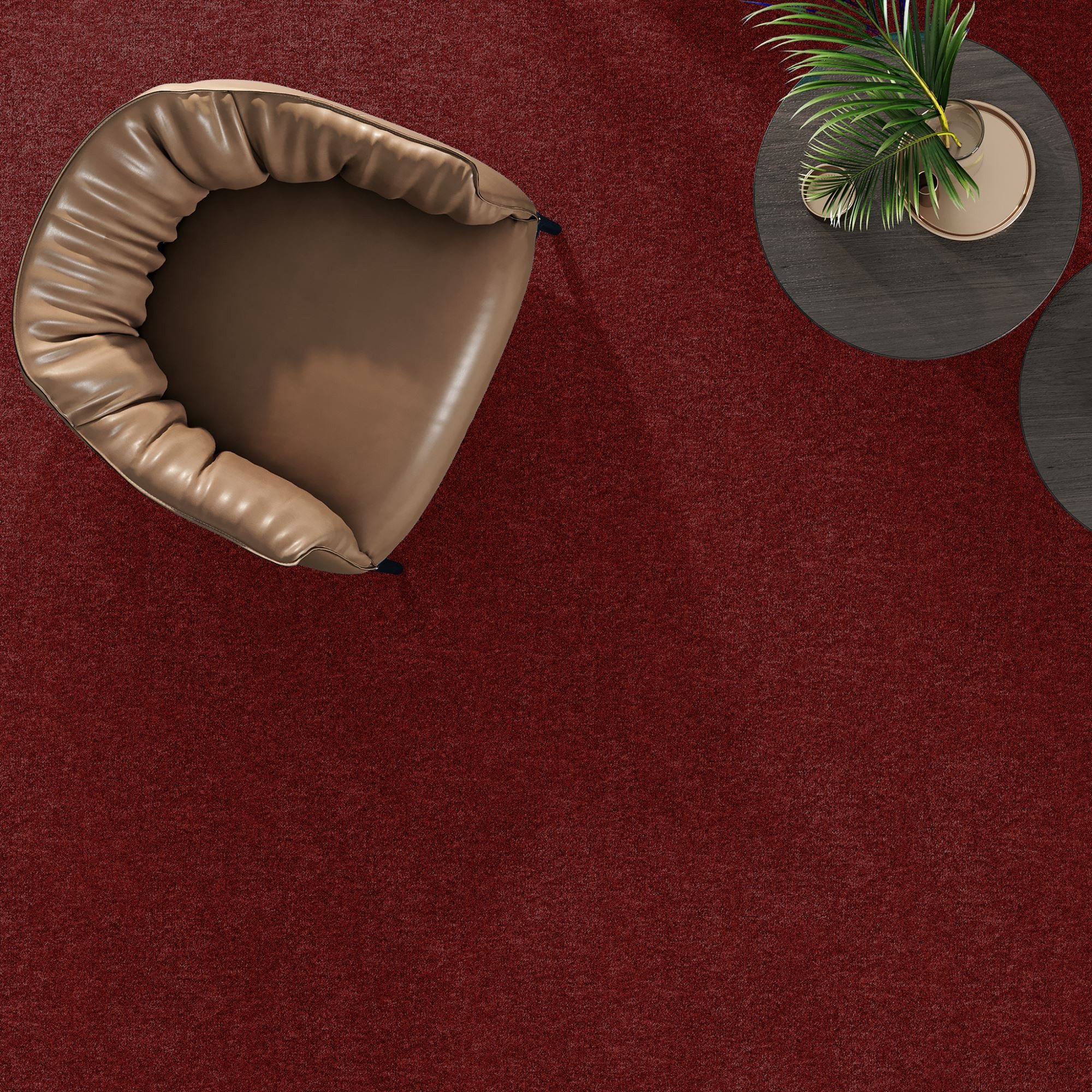 Steffensmeier Teppichfliese Chicago Paket 20Stück - 5m², Rechteckig, Teppichfliese 50x50 cm Gewerbeeignung