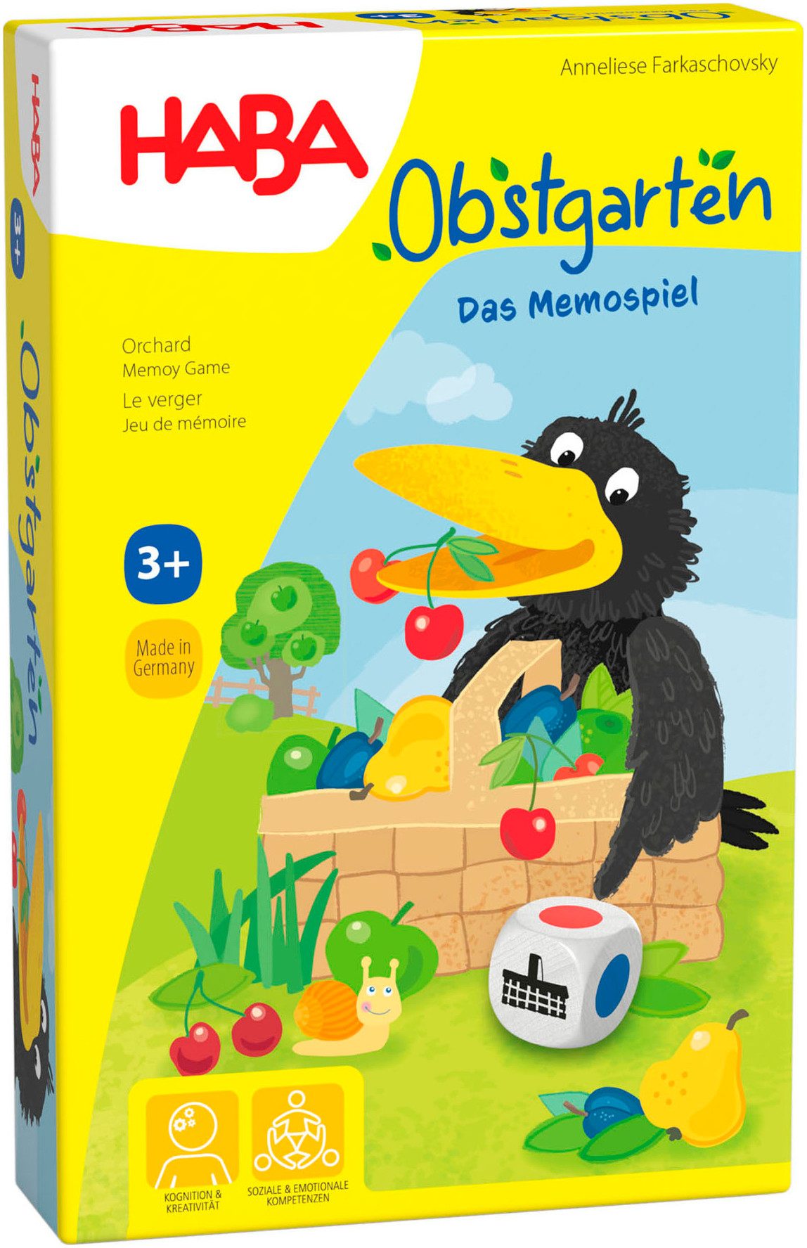 Haba Spiel, Memospiel Obstgarten, Made in Germany