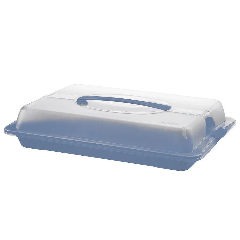 ROTHO Kuchentransportbox Partybutler Medium John horizon blue blau Kuchen Pizza Muffin Box, Kunststoff