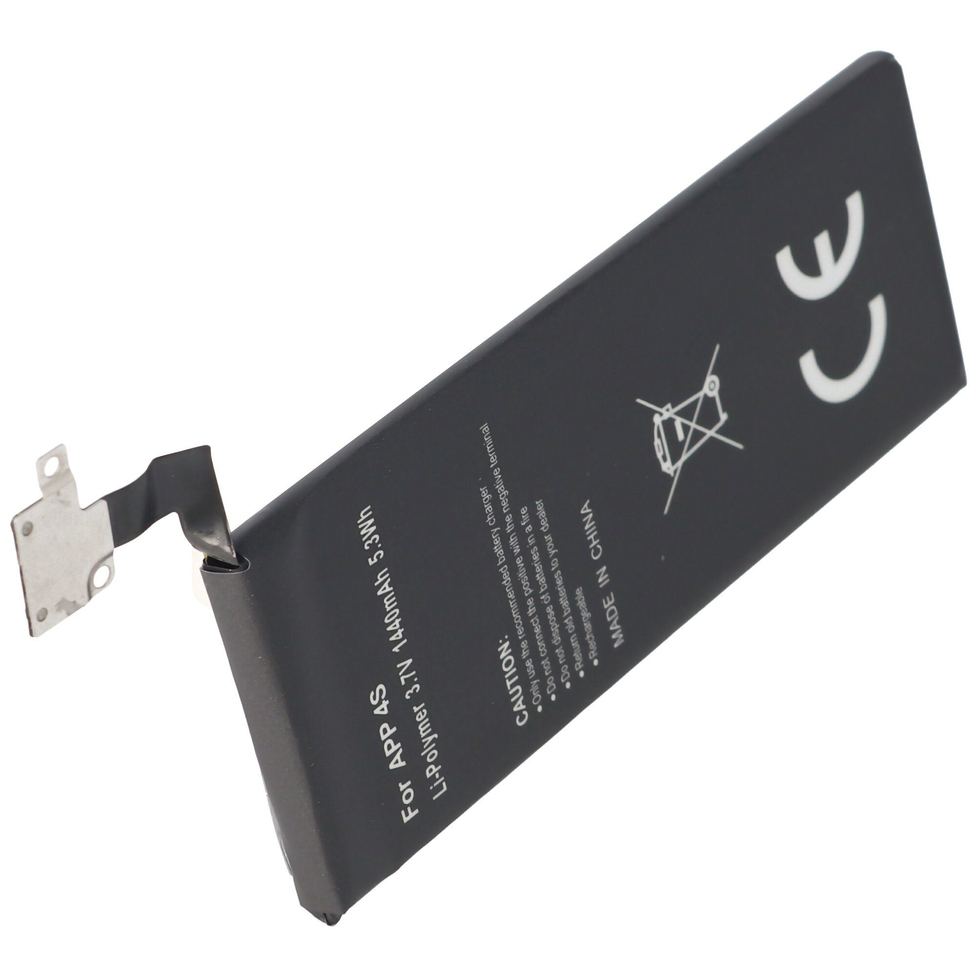 für Akku passend V) (3,7 iPhone Akku 4S GB-S10-423282-0100, mAh 1430 Apple Akku, 616-0579, AccuCell