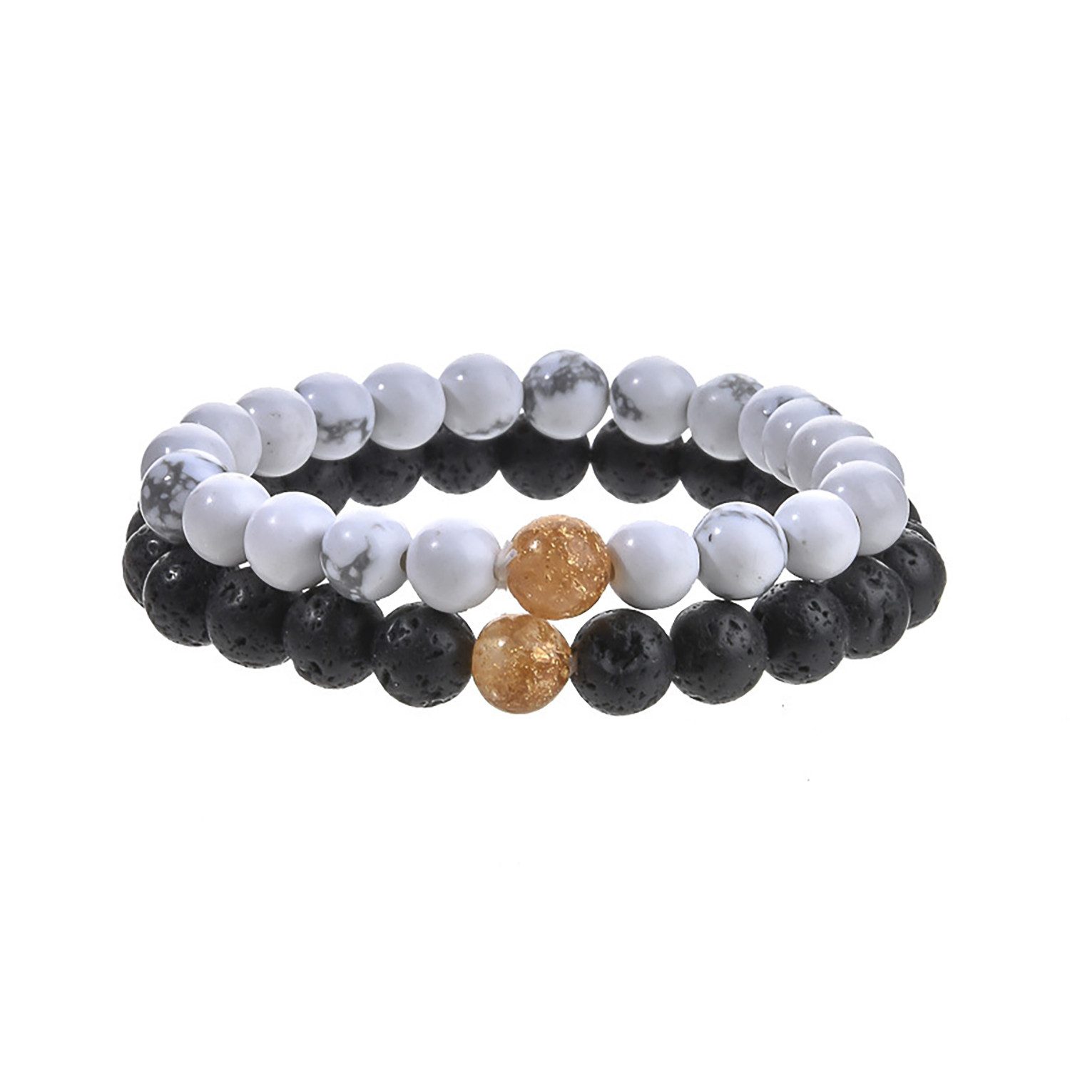 The Beauty House Armband Lavastein Naturstein günstig online kaufen