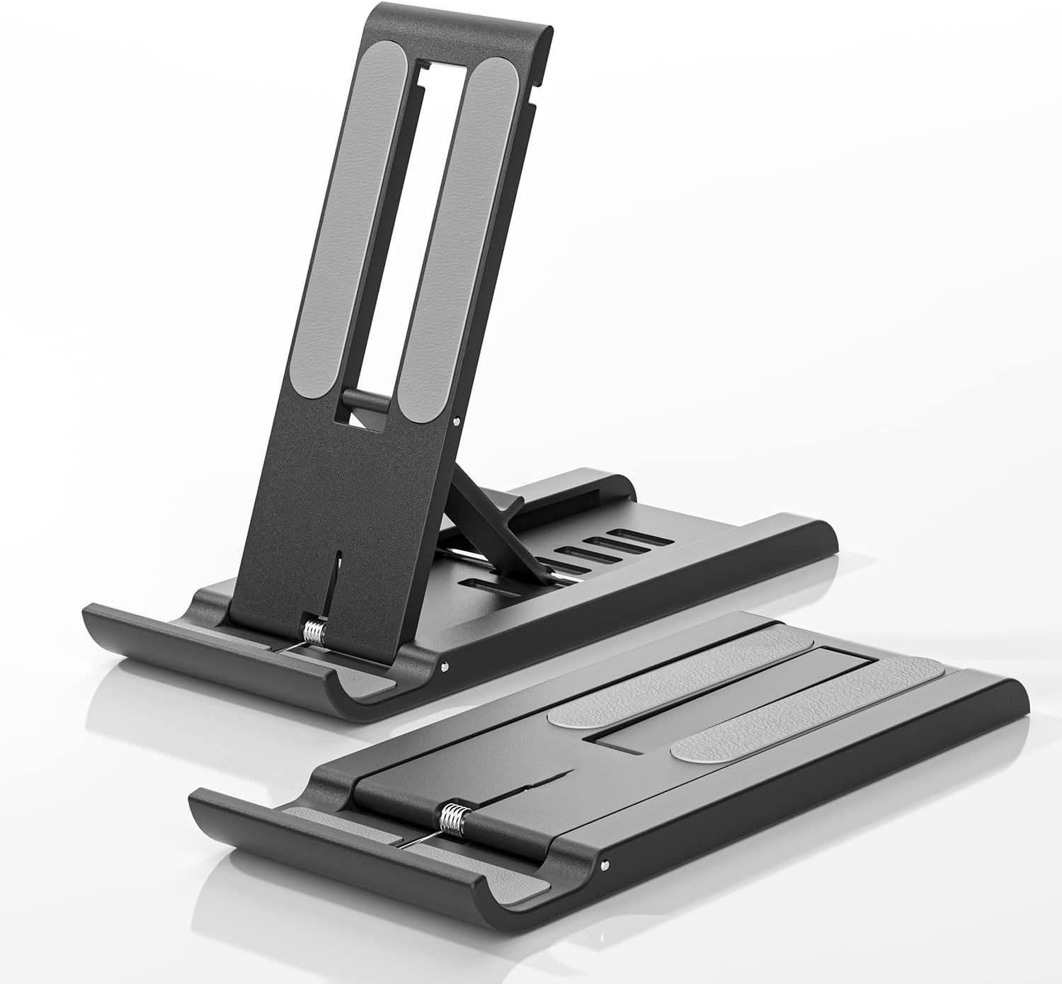 Innocase Handy-Halterung Handyhalter faltbar 2er Set Verstellbarer Tischständer für Smartphones