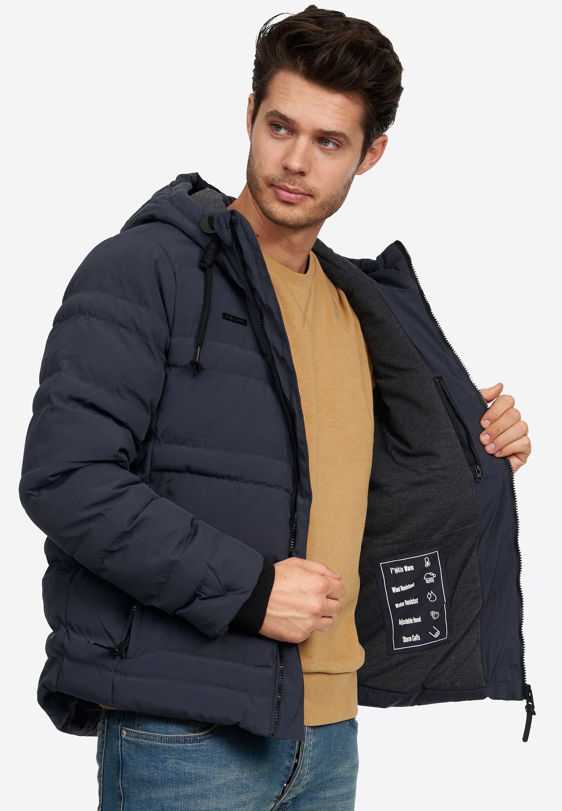 Winterjacke Soul navy BOBBIE Steppung mit Brave