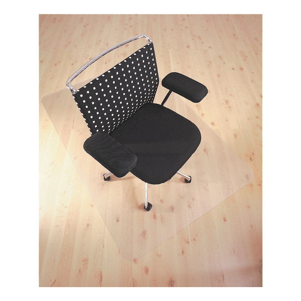 FLOORTEX Bodenschutzmatte, rechteckig, für Hartboden, antistatisch/ bruch-& reißfest, 75x120 cm