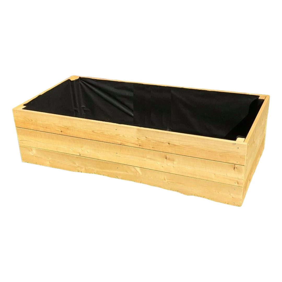 Gartenwelt Riegelsberger Hochbeet Pflanzbeet Höhe 42 cm aus Lärchenholz Kräuter Gemüse, Holzstärken: 20 mm o. 27 mm (je nach Modell), Hochwertige Verarbeitung