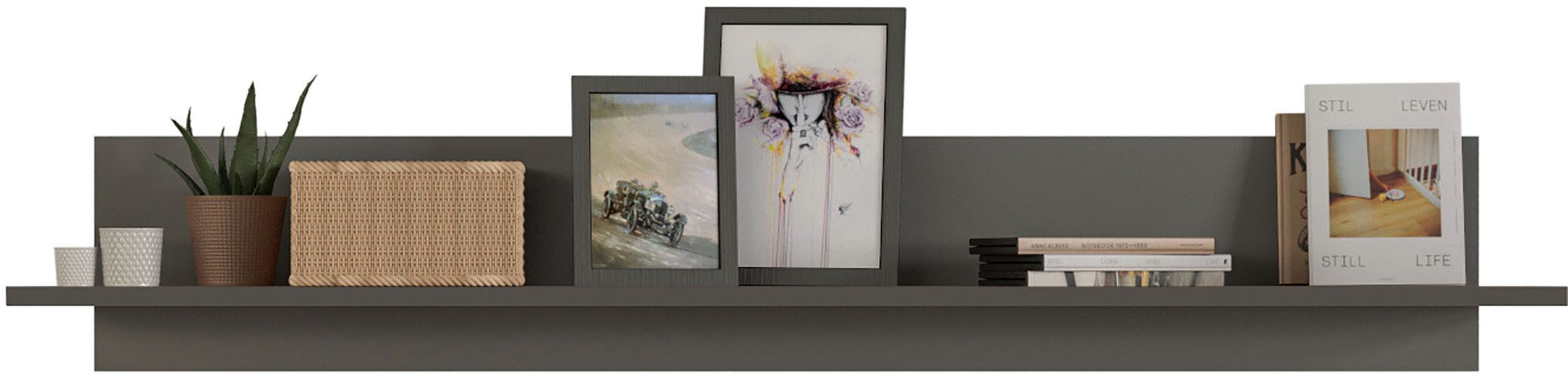 INOSIGN Wandboard Aalborg, Breite 140 cm, 1 Ablageboden, inklusive Wandmontagematerial, Regal, Wandregal, Ablage, Wandpaneel