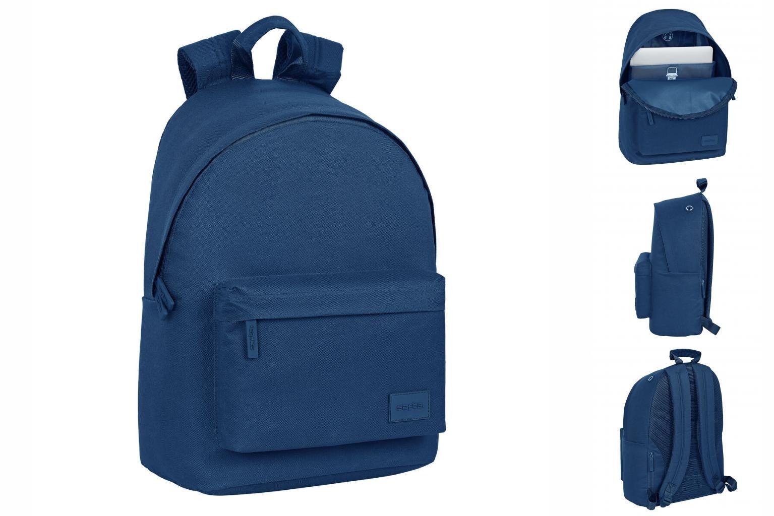 Marineblau safta Safta Kinder-Rucksack x Rucksack 41 cm x 31 16