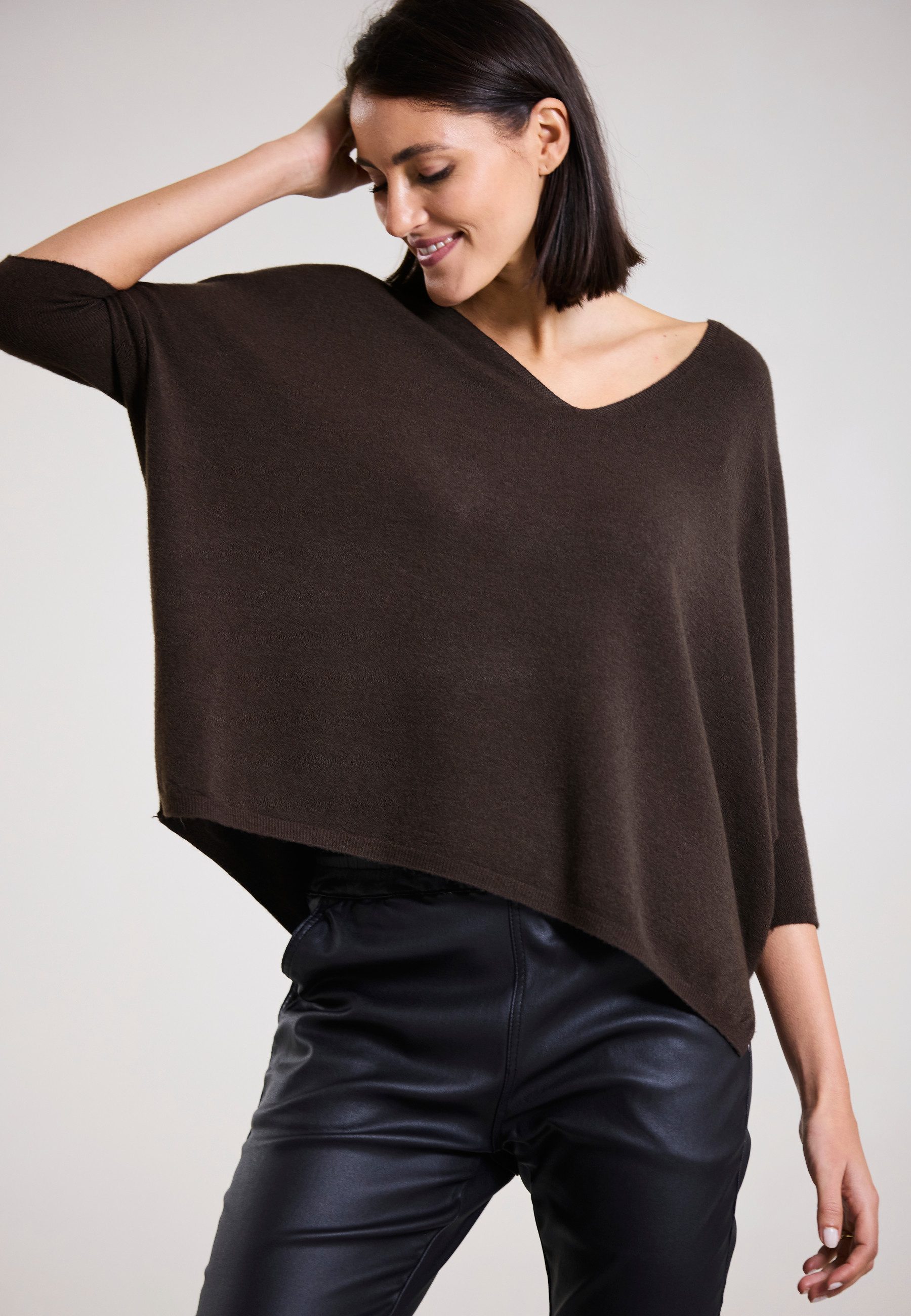Andijamo-Fashion Strickpullover SASSY CLASSY Feinstrick, weicher Griff