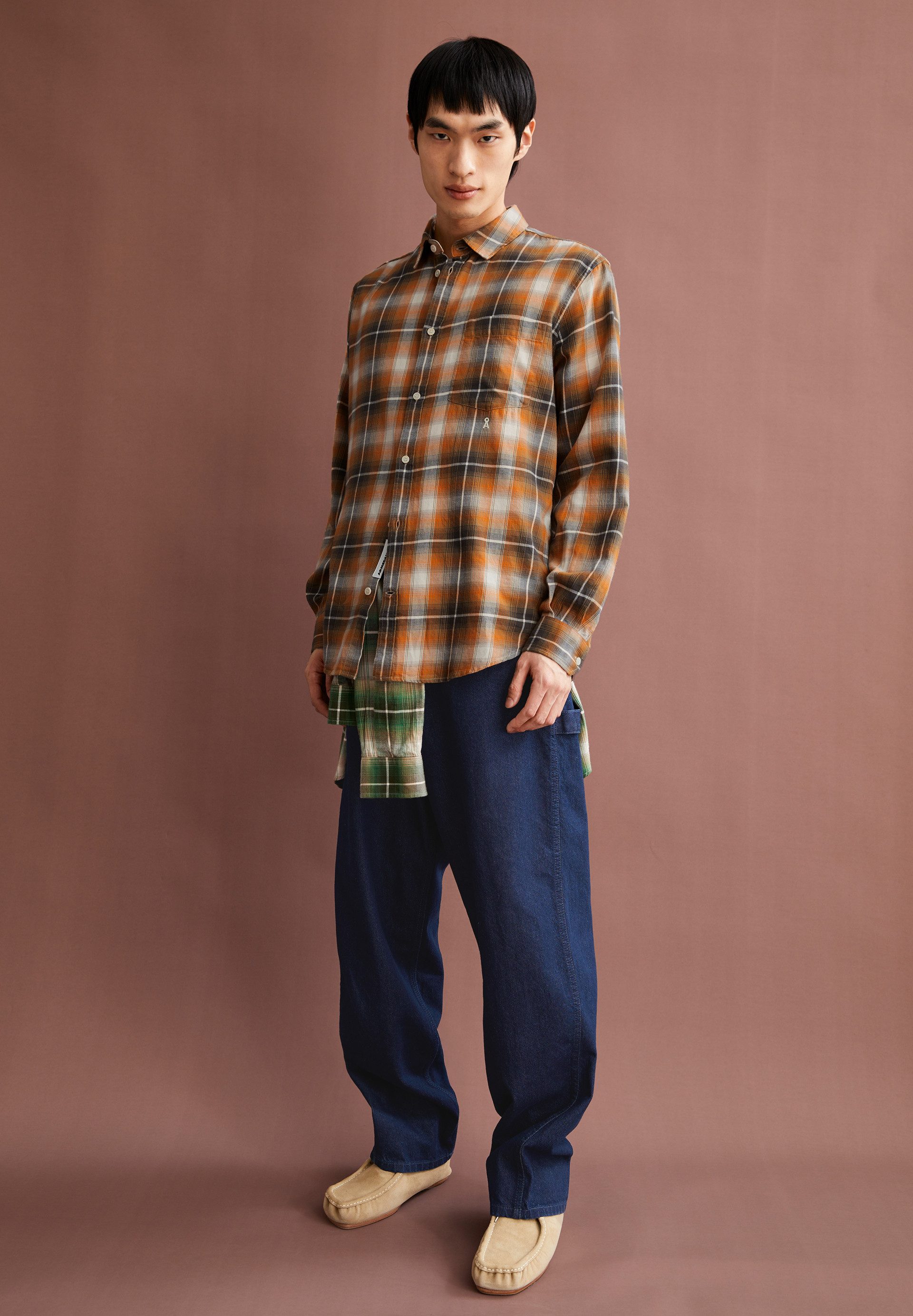 Armedangels Langarmhemd GALAANTES Hemd aus Bio-Baumwolle (1-tlg., Relaxed Fit) Relaxed Fit