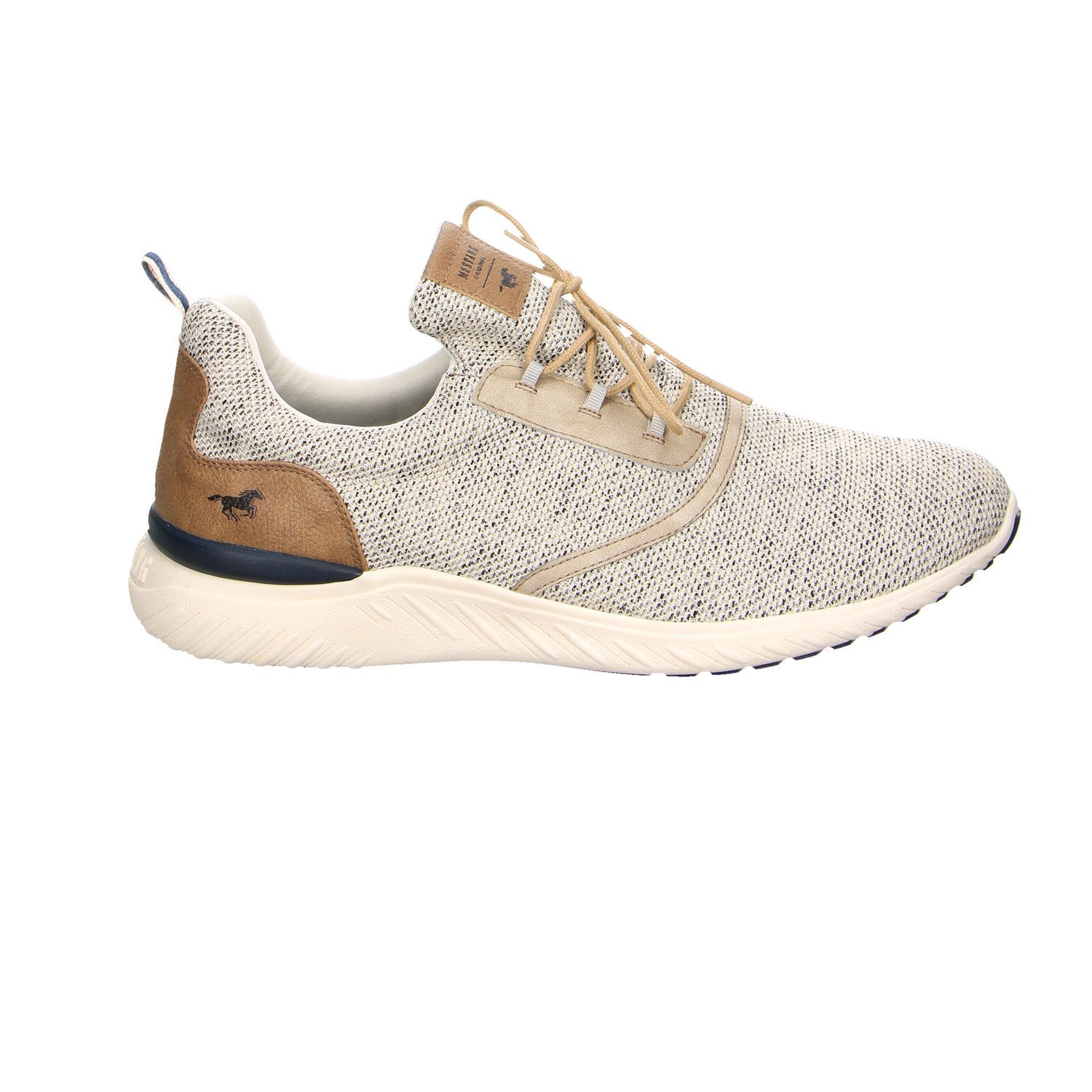 Mustang Shoes Mustang 4132301/4 Leinen-Stoff Slipper beige Slipper