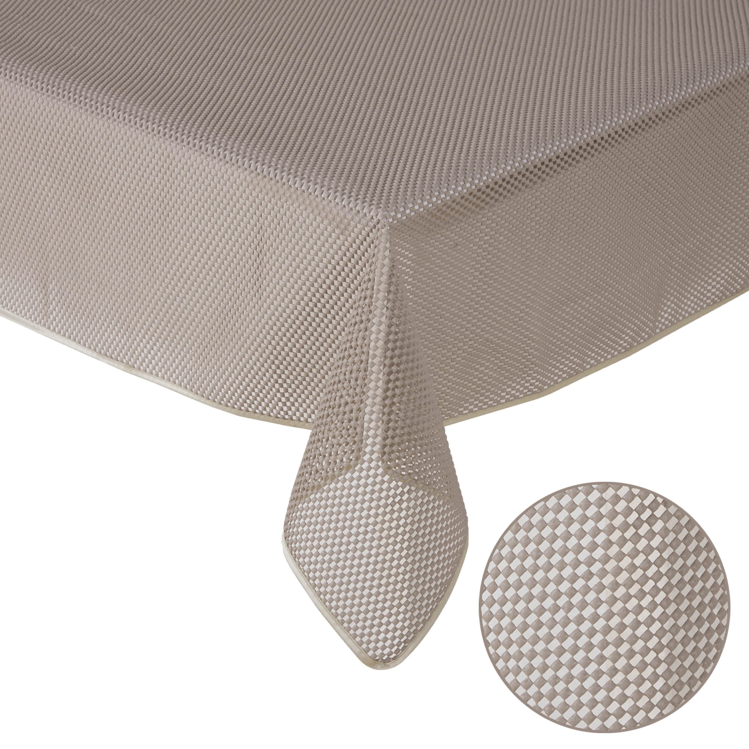 Haus und Deko Tischdecke Tischdecke Gartentischdecke Karo Outdoor Weichschaum PVC rechteckig (1-tlg)