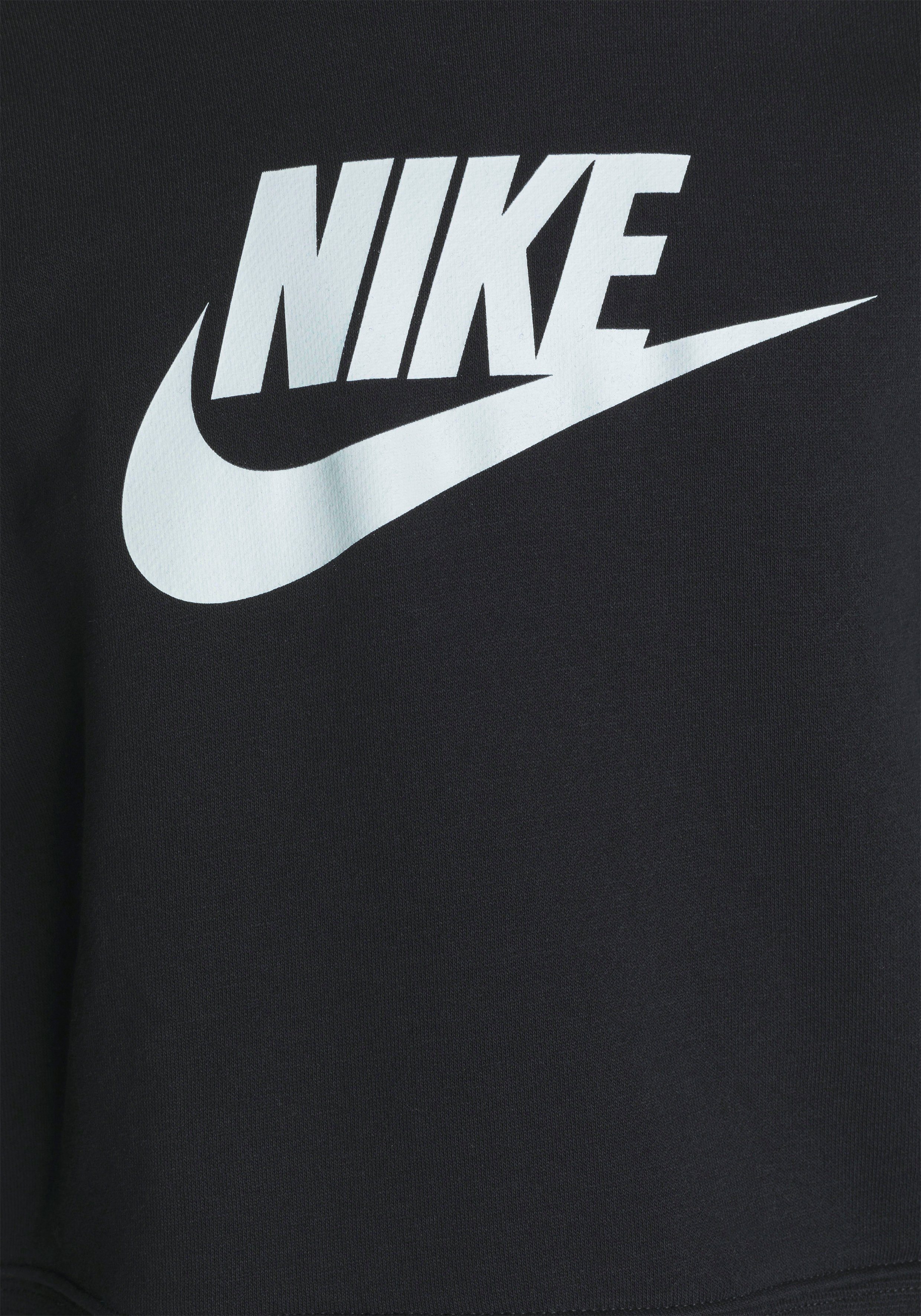 Nike Sportswear Kapuzensweatshirt Club Big Hoodie Cropped Kids' (Girls) schwarz Terry French