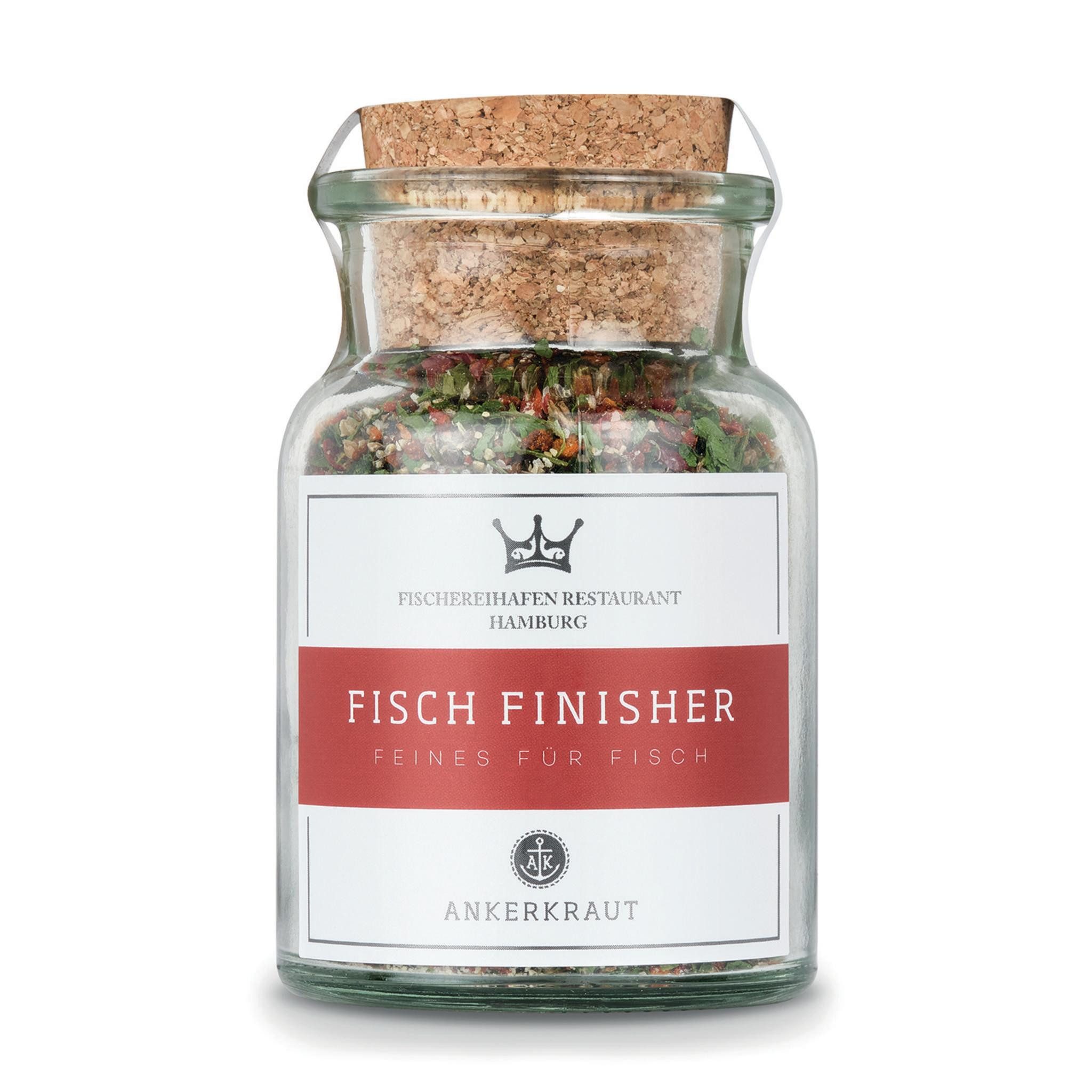 Ankerkraut Gewürz Fischereihafen Restaurant Fisch Finisher, Fisch Finisher (FHR), 80g im Korkenglas