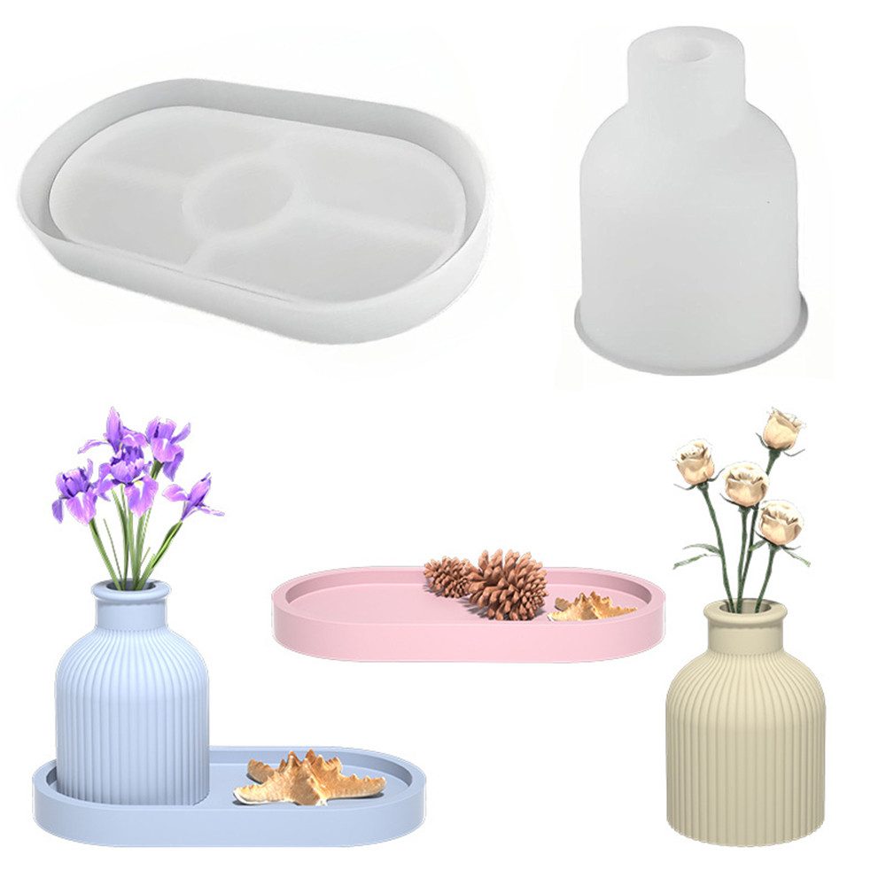 Modellierwerkzeug DIY Vases Resin Formen,Vase Gießformen,Blumenvase Silikonformen