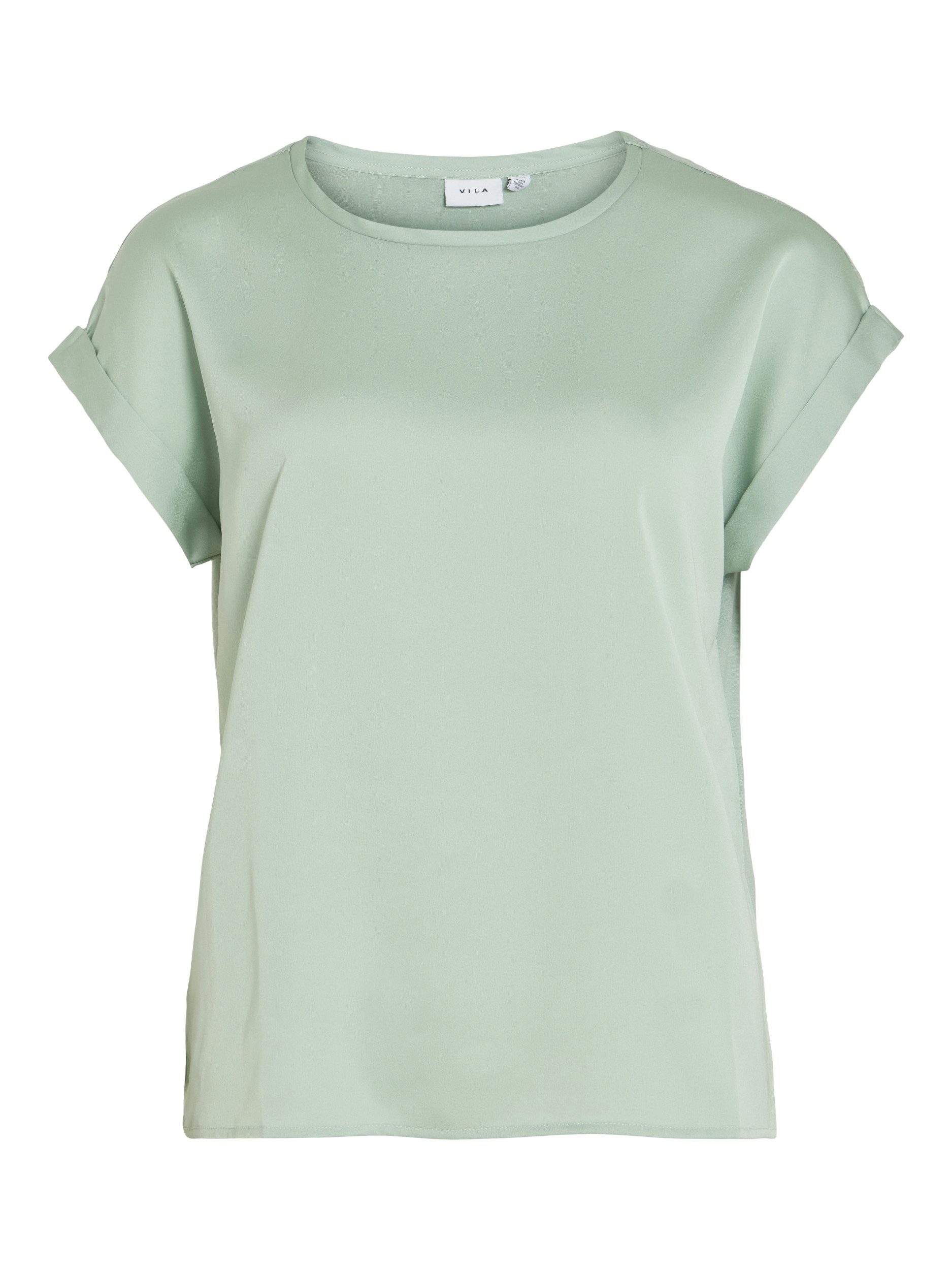 Vila Kurzarmbluse VIELLETTE S/S SATIN TOP günstig online kaufen
