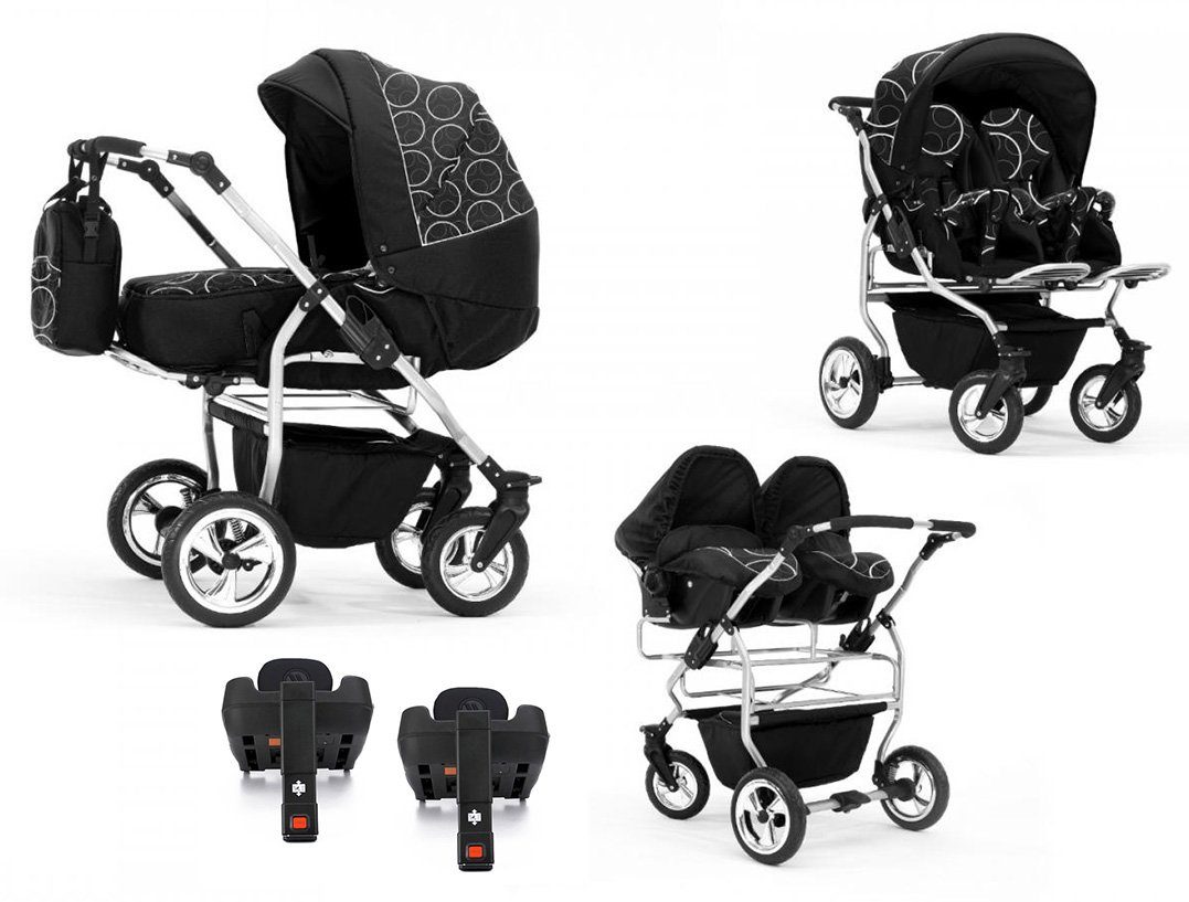 Schwarz-Schwarz-Dekor