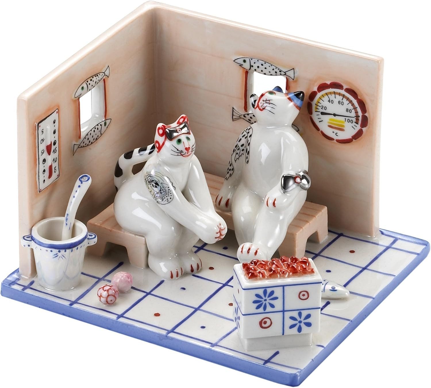 Villeroy & Boch Dekofigur 9310 - Benedikt Wellness Sauna, ca. 17,5 x 11 cm (1 St)
