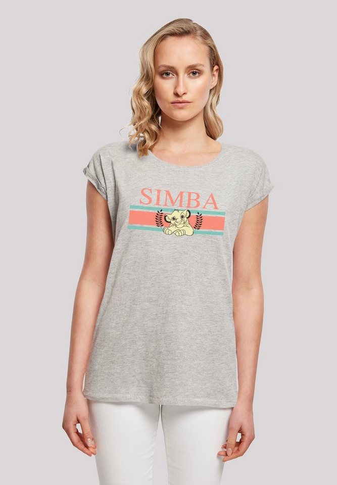 F4NT4STIC T-Shirt Disney König der Löwen Simba Stripes Print, Sehr weicher  Baumwollstoff mit hohem Tragekomfort
