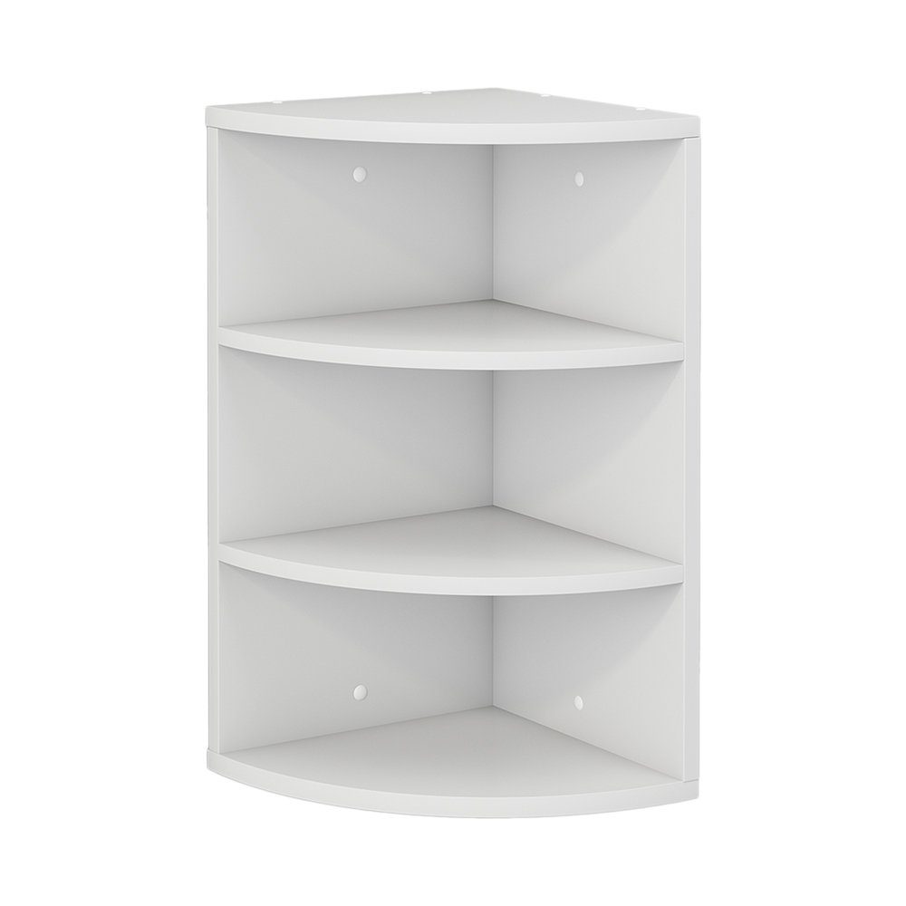 Vicco Eckregal Fabienne, Weiß/Weiß, 30 x 60 cm 3 Fächern