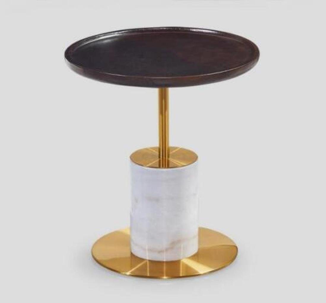 JVmoebel Beistelltisch Designer Weißer in Made (1-St., Kaffeetisch 1x Stilvolle Möbel nur Europa Beistelltisch Beistelltisch), Luxuriöser
