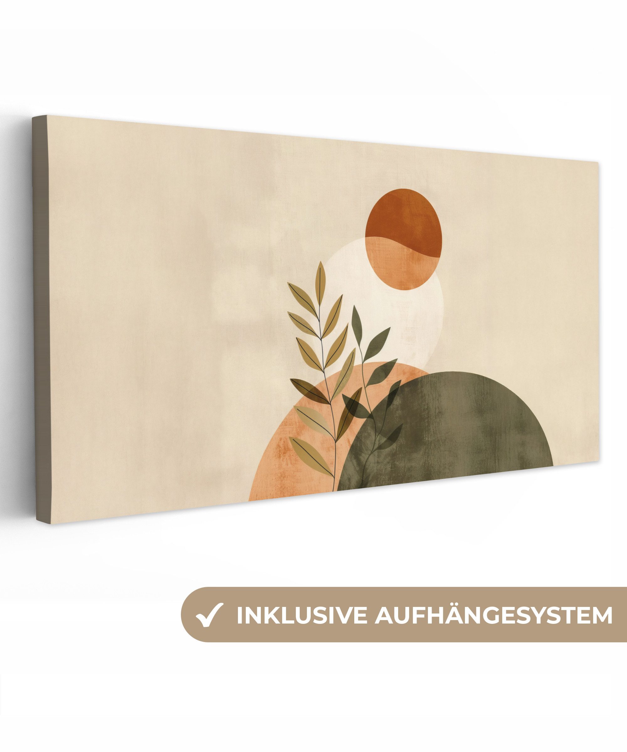 OneMillionCanvasses® Leinwandbild Panorama Äste - Formen günstig online kaufen