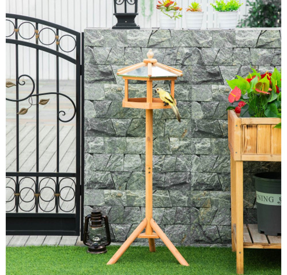 Thumbnail - XDeer Vogelhaus Vogelhaus Vogelvilla Futterhaus mit Ständer, wetterfestes, Vogelhäuschen für Garten & Terrasse 113x40x40...