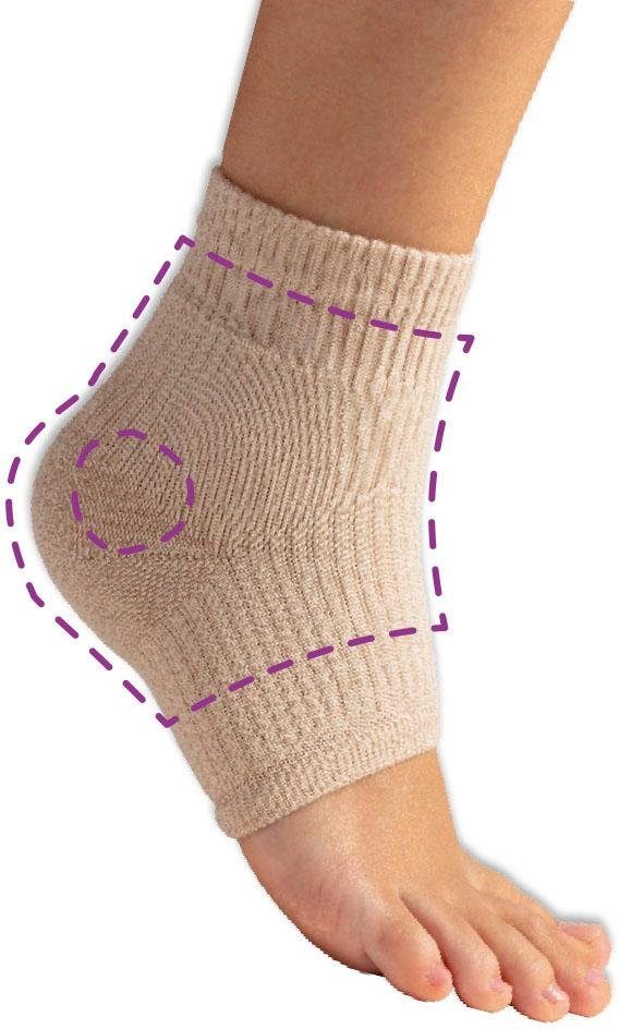 Fußgut Strümpfe Knöchelstrumpf stabilisiert und stützt den Fußgelenkbereich (2-Paar) polstert den Knöchel, kann ein Umknicken verhindern, stabilisiert