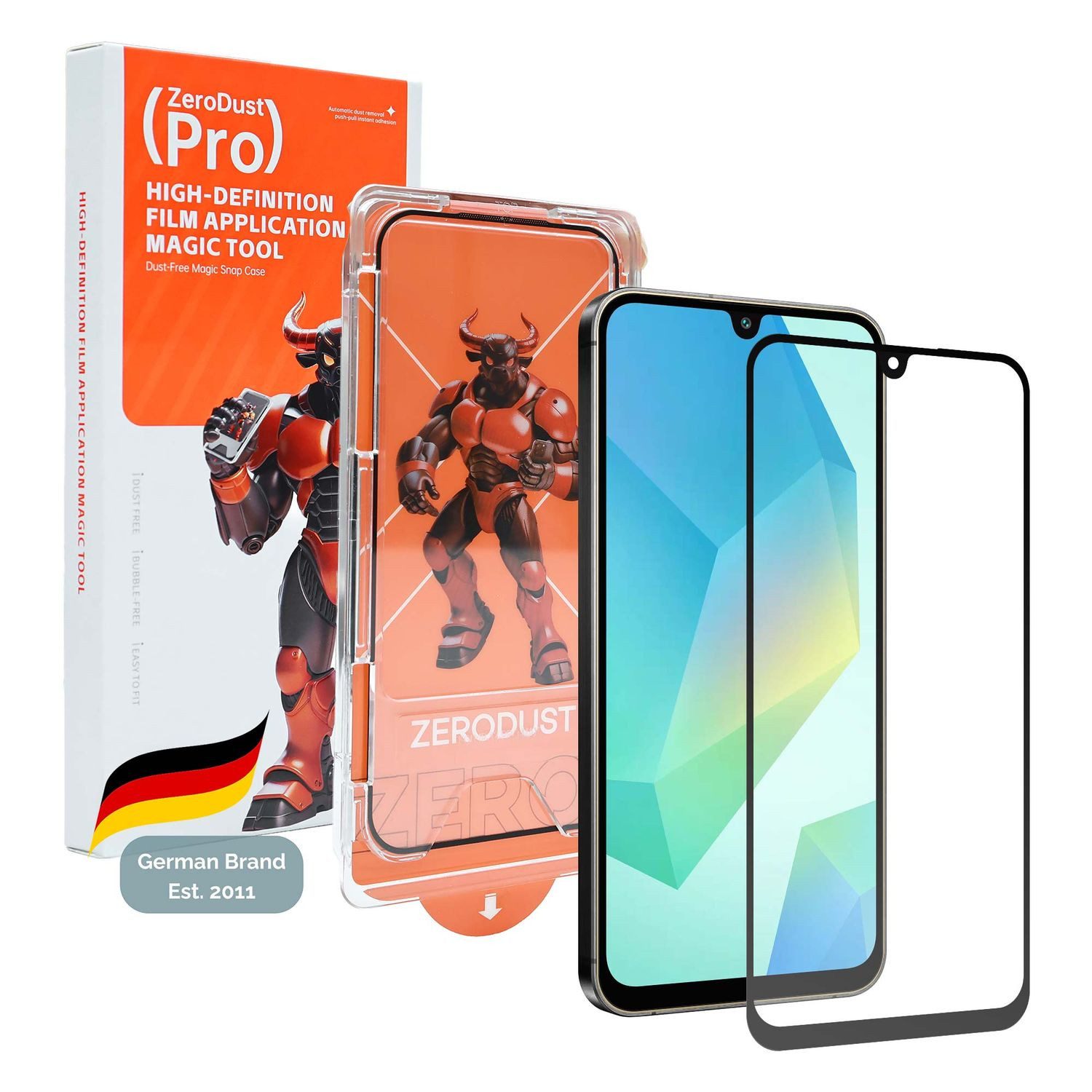 Cadorabo Schutzfolie für Samsung Galaxy A16 5G Schutzfolie, (1-St), Schutzfolie Panzerfolie HD Displayschutzfolie Schutzglas Tempered Glas