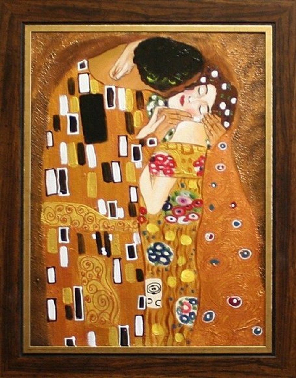 jedes Bild JVmoebel ein Gustav Gemälde Unikat, »G05778«, Klimt handgearbeitet