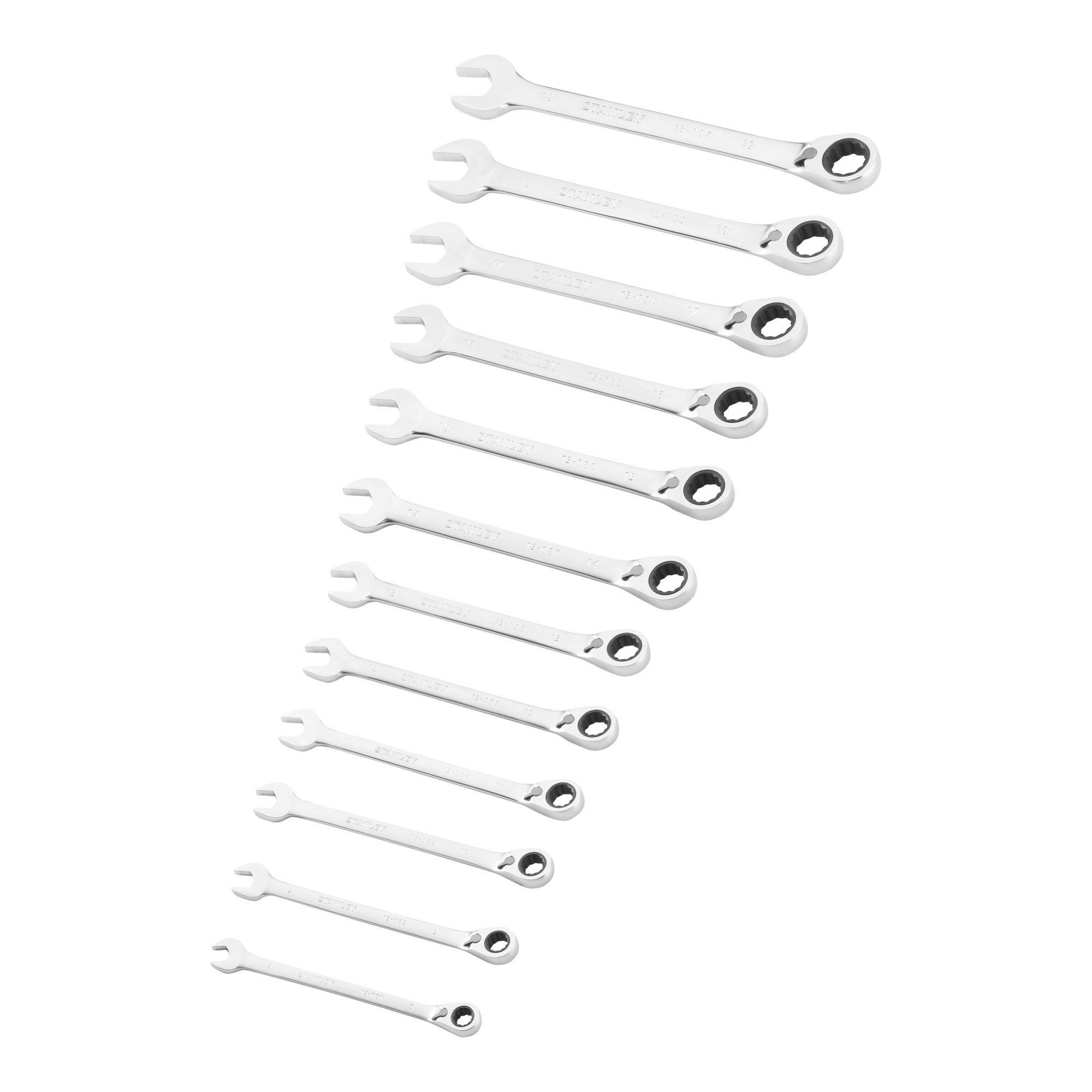 STANLEY Maulschlüssel Stanley Schraubenschlüssel Set 12-teilig 12 Stk