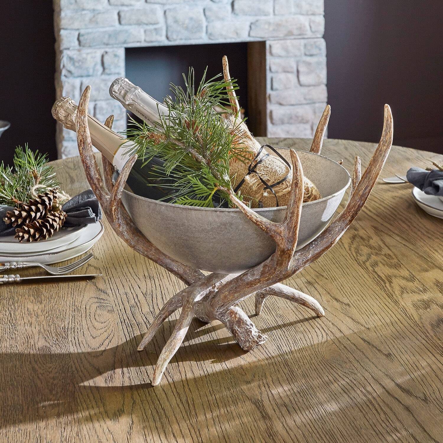 Mirabeau Dekoschale Deko-Schale Morlaix antikgrau günstig online kaufen