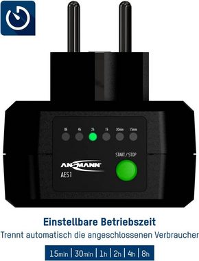 ANSMANN AG Zeitschaltuhr Ansmann 5024063 Steckdosen-Timer digital Tagesprogramm 2500 W IP20